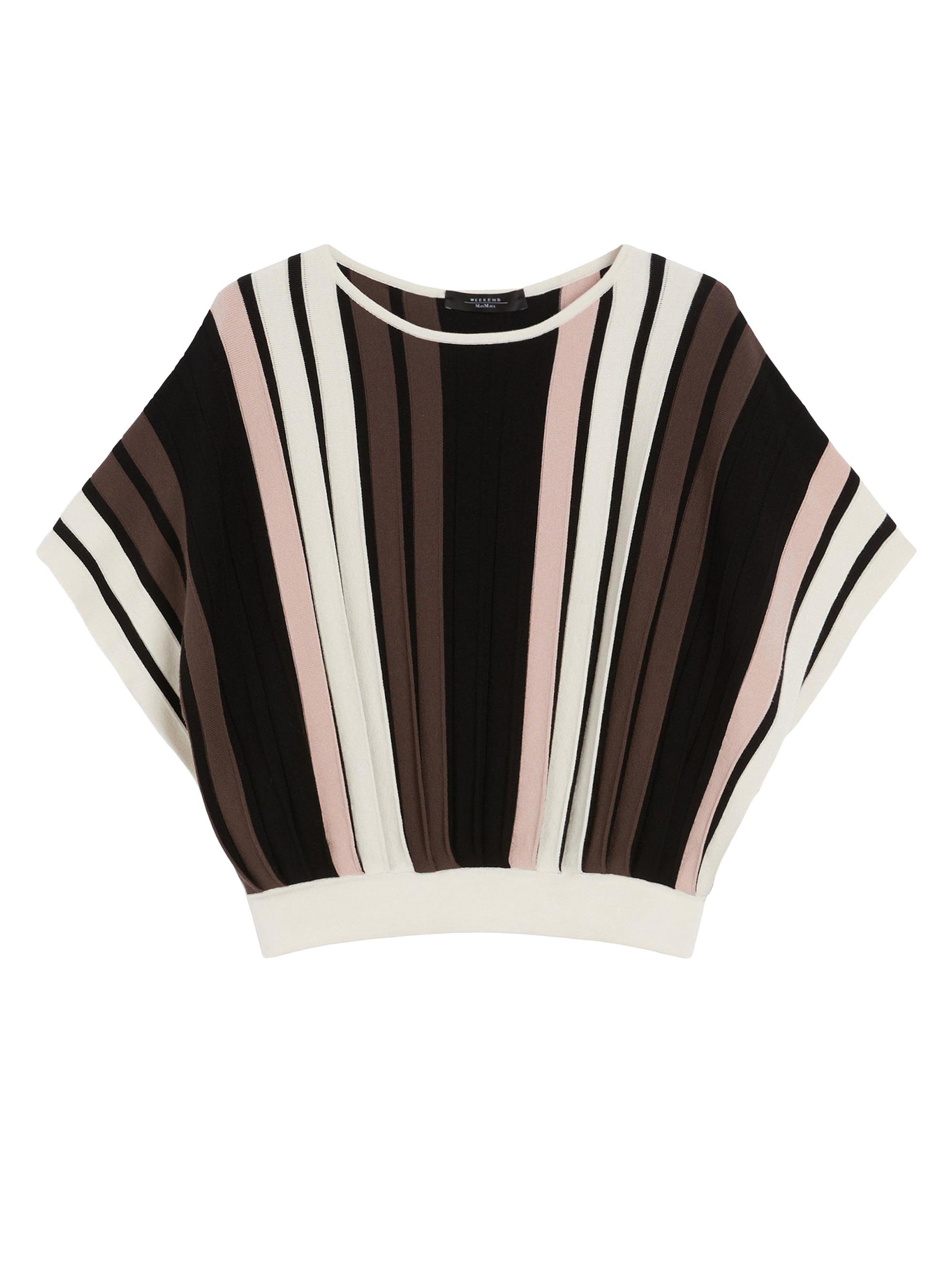 Weekend Max Mara Women's Pegola Pleated Striped Sweater - Multicolour Pinstripes