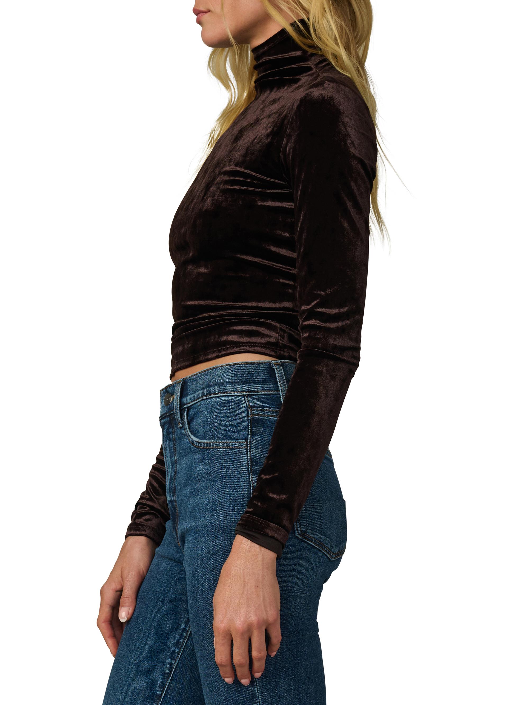 Joe's Jeans The Tony Turtleneck Velvet Long-Sleeve Top | Saks