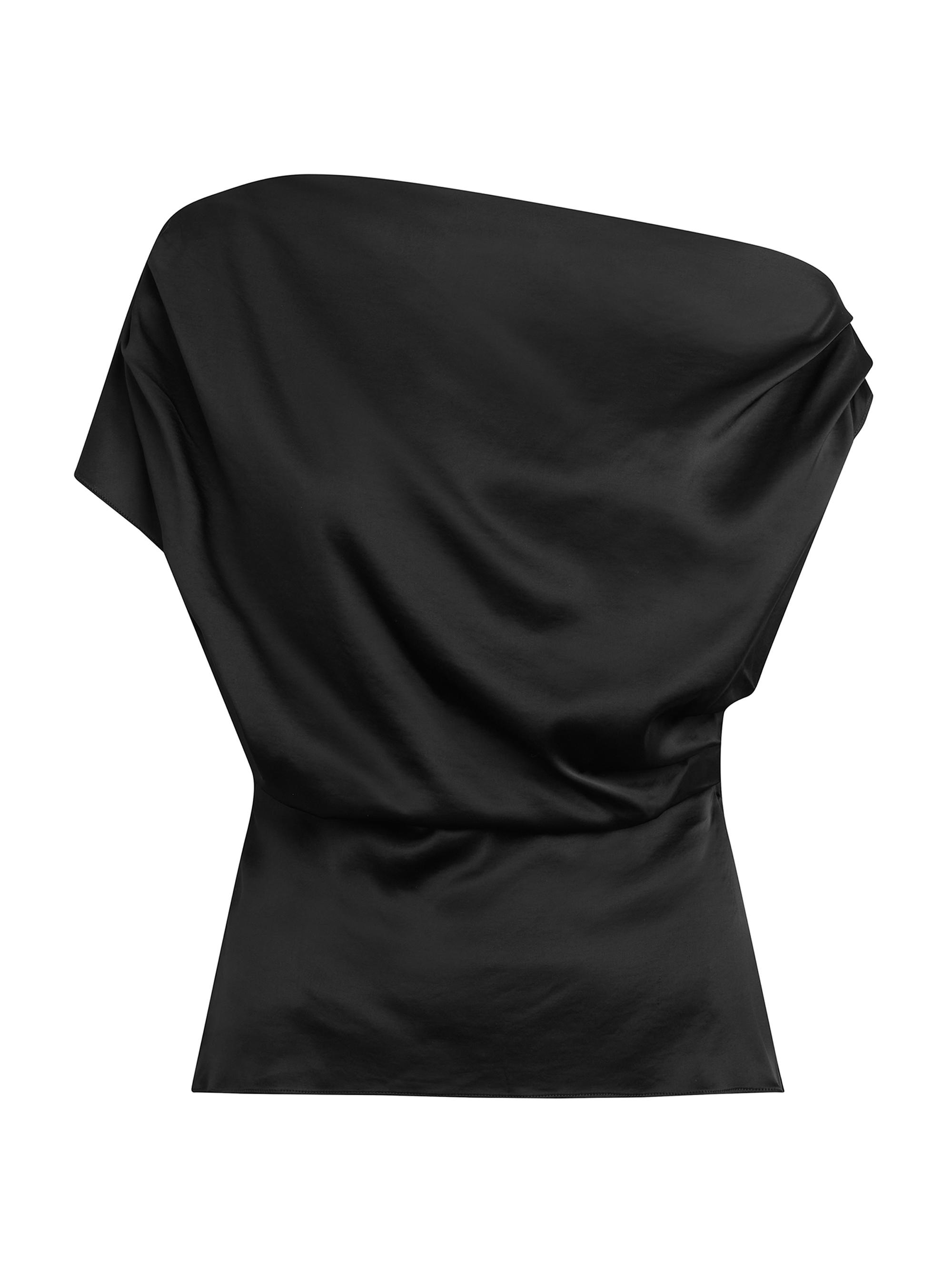 Joe's Jeans Women's The Isla Draped Blouse - Black