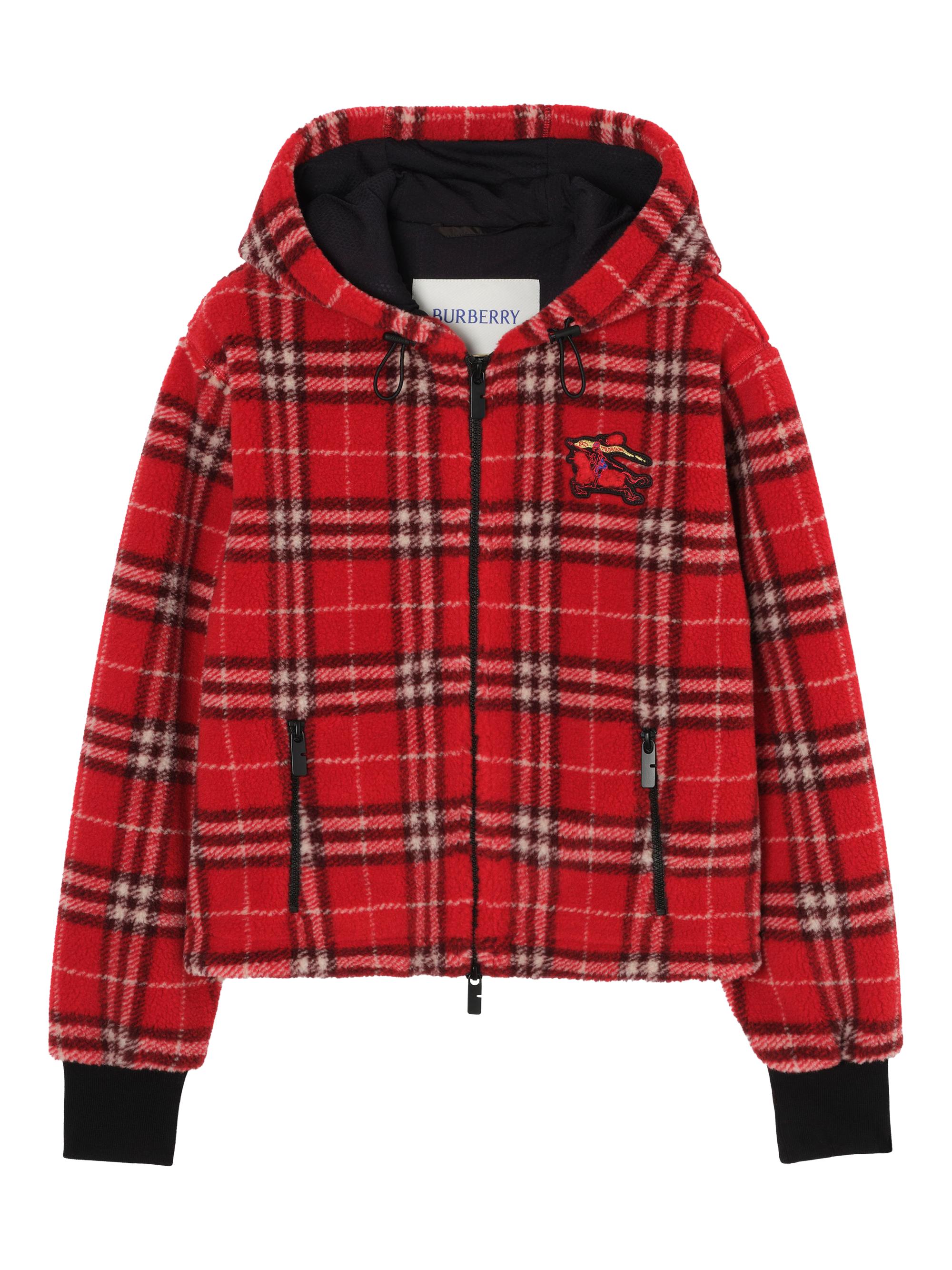Burberry Fiona Check EKD Hoodie | Saks Fifth Avenue