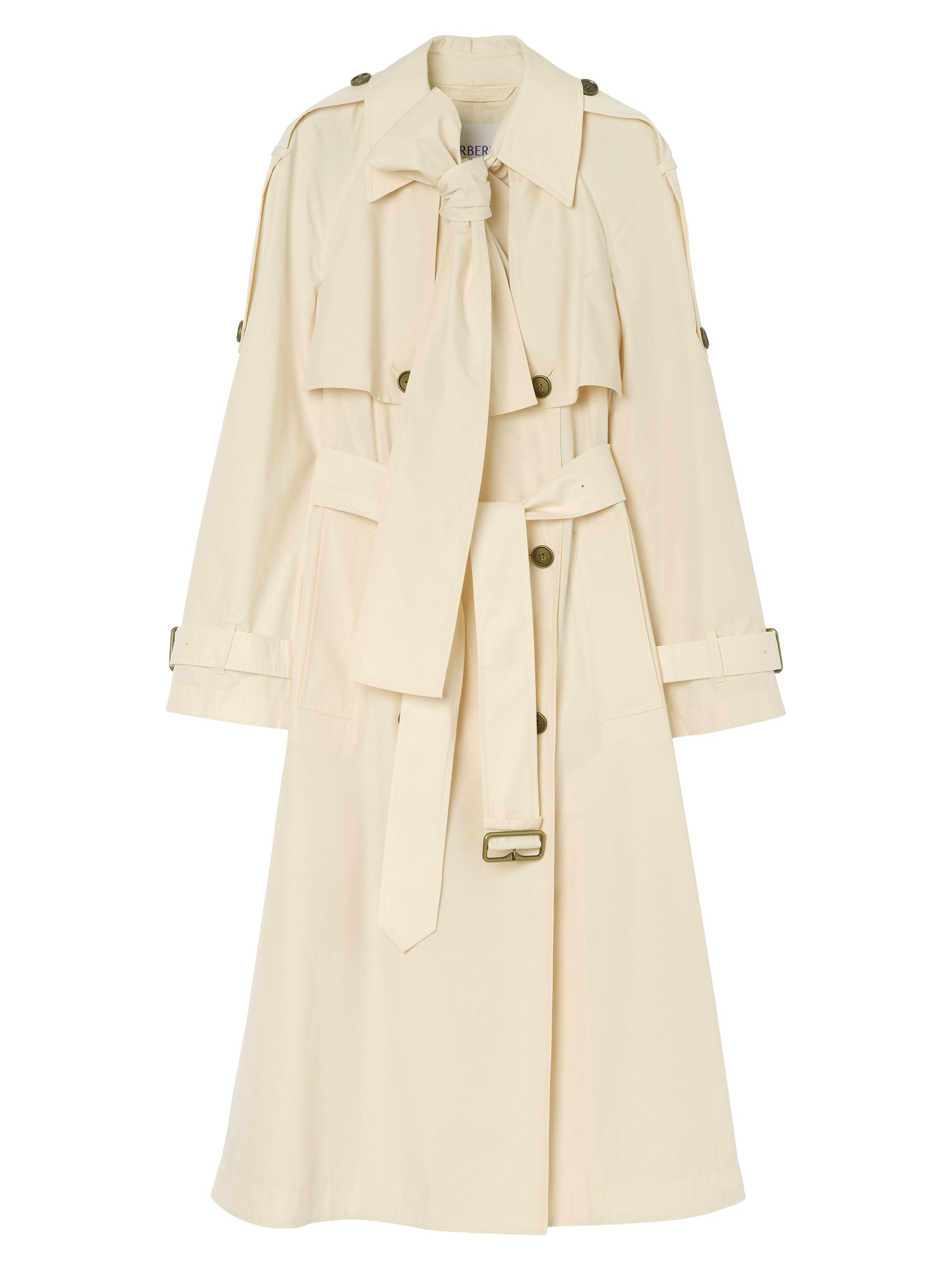 Burberry Women's Trerose Cotton-Blend Canvas Trench Coat - Tundra
