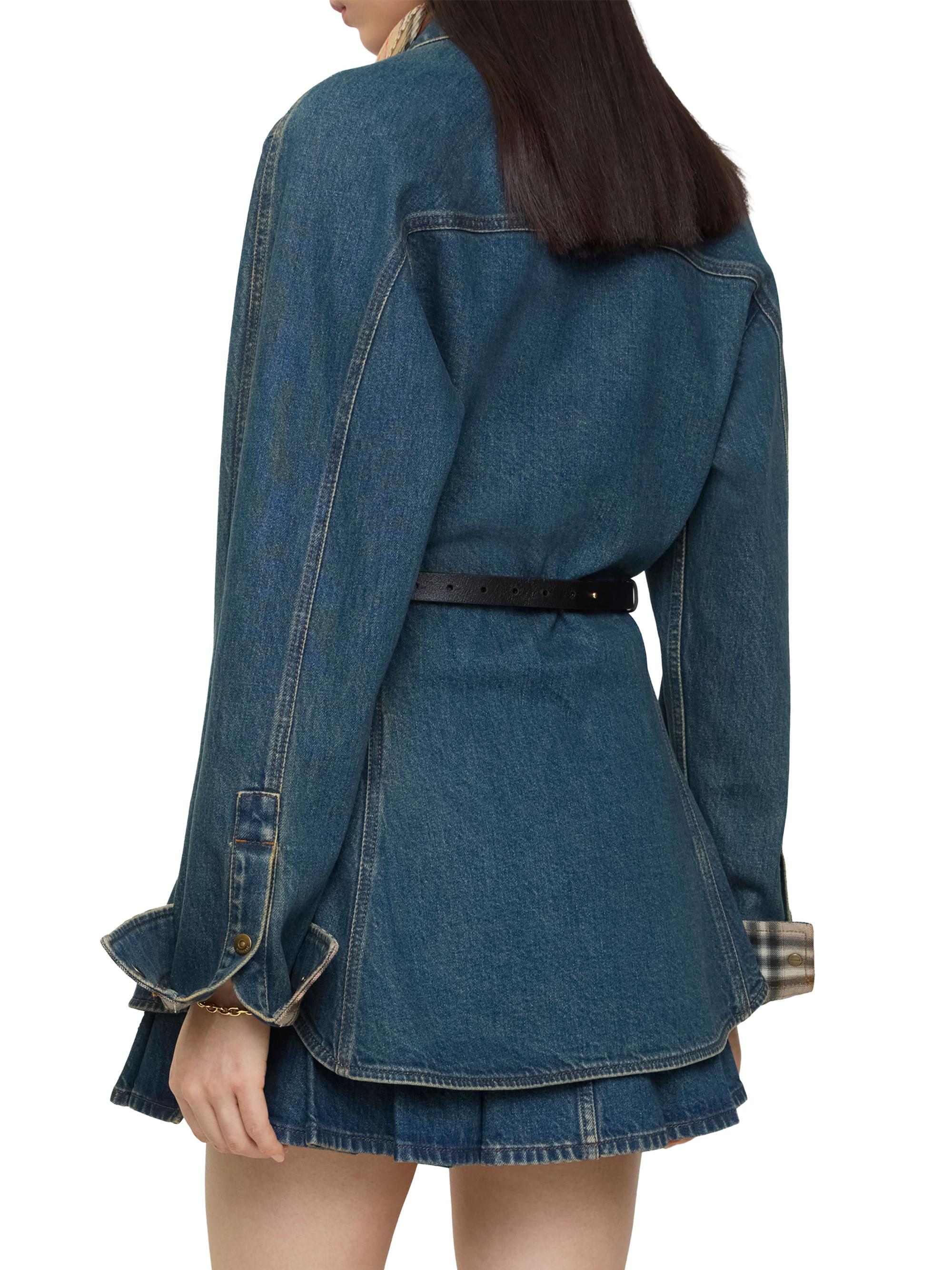 Burberry Dakota Denim Oversized Jacket | Saks Fifth Avenue