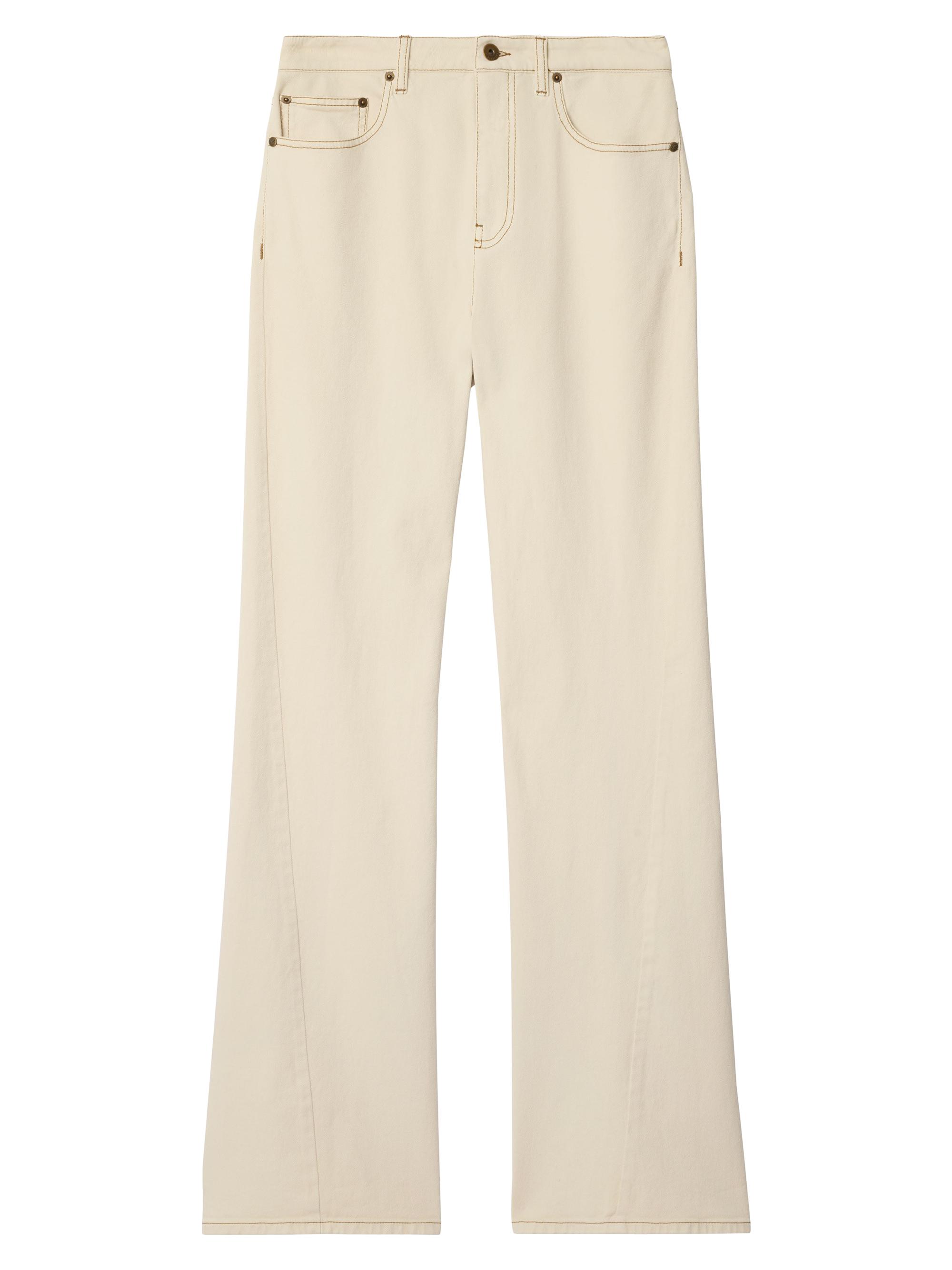 Burberry Women's Donella EKD Bootcut Jeans - Ceramic White