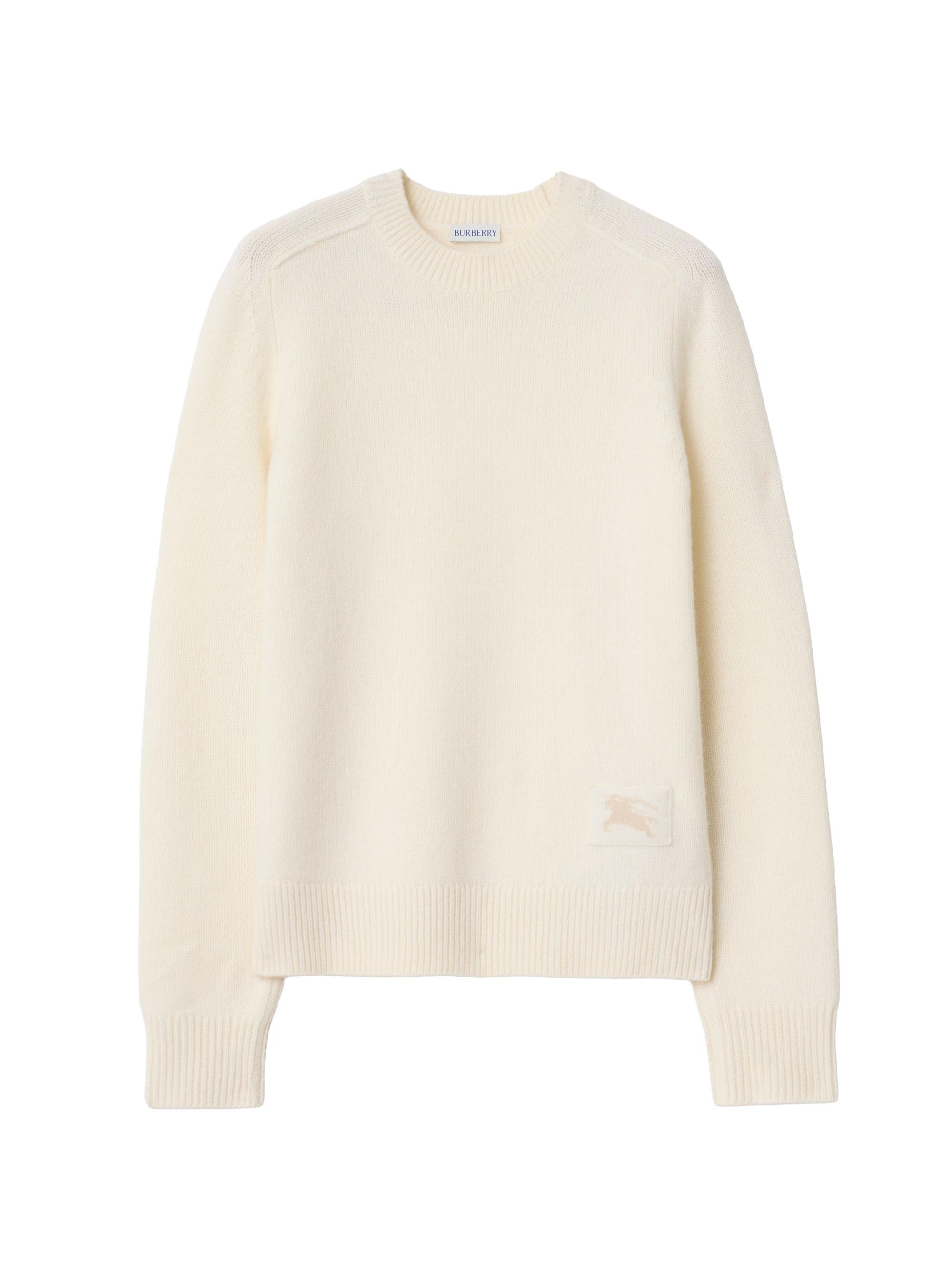 Burberry Check Label Wool Sweater | Saks Fifth Avenue