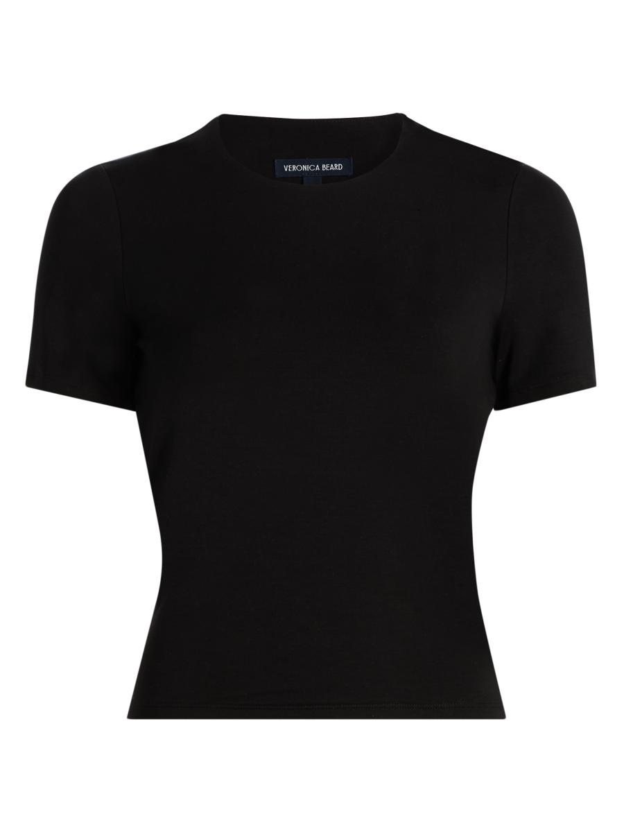 Veronica Beard Women's Benedict Slim-fit T-shirt In Black