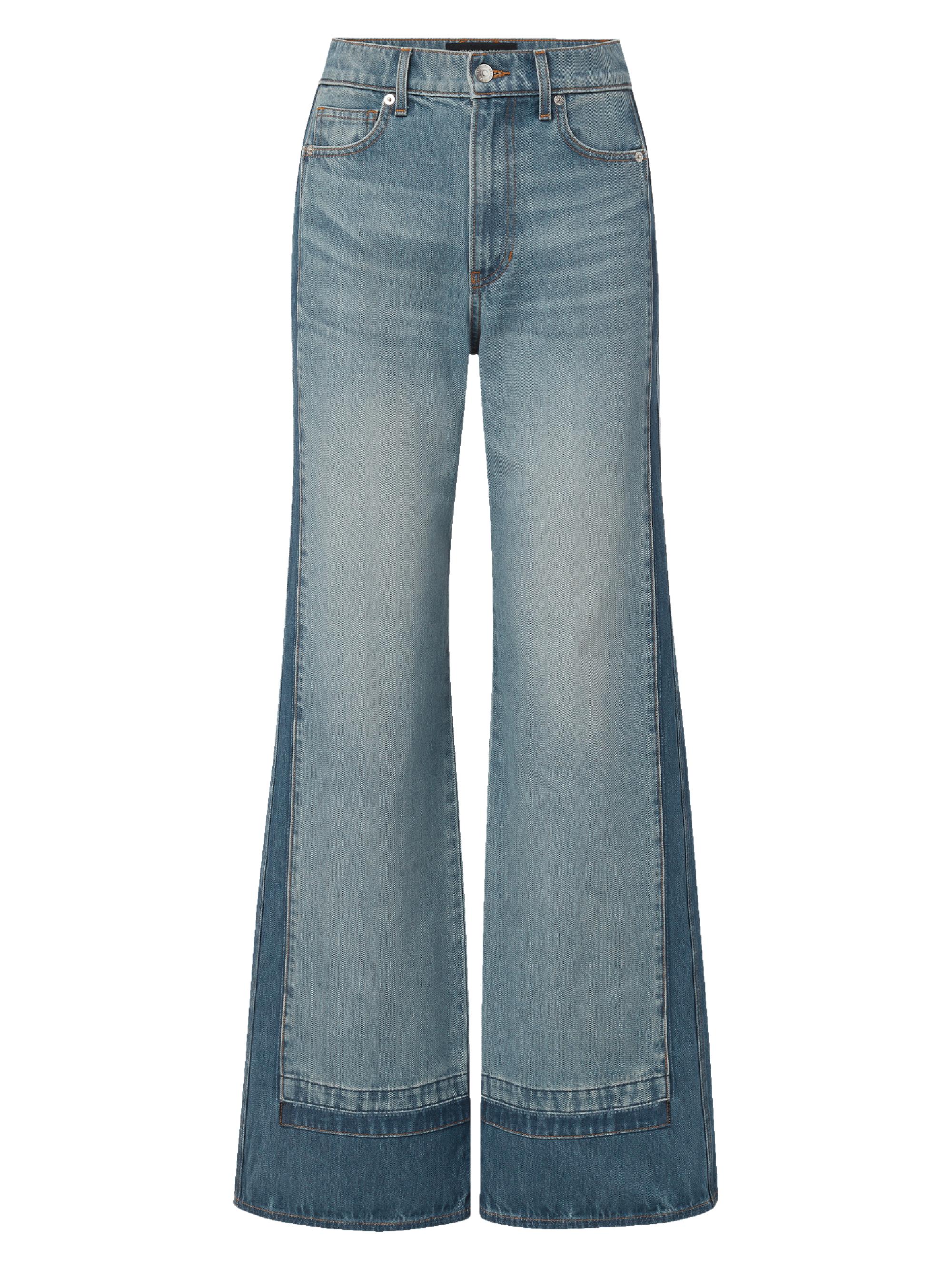 Veronica Beard Crosbie Wide-Leg Jeans | Saks Fifth Avenue