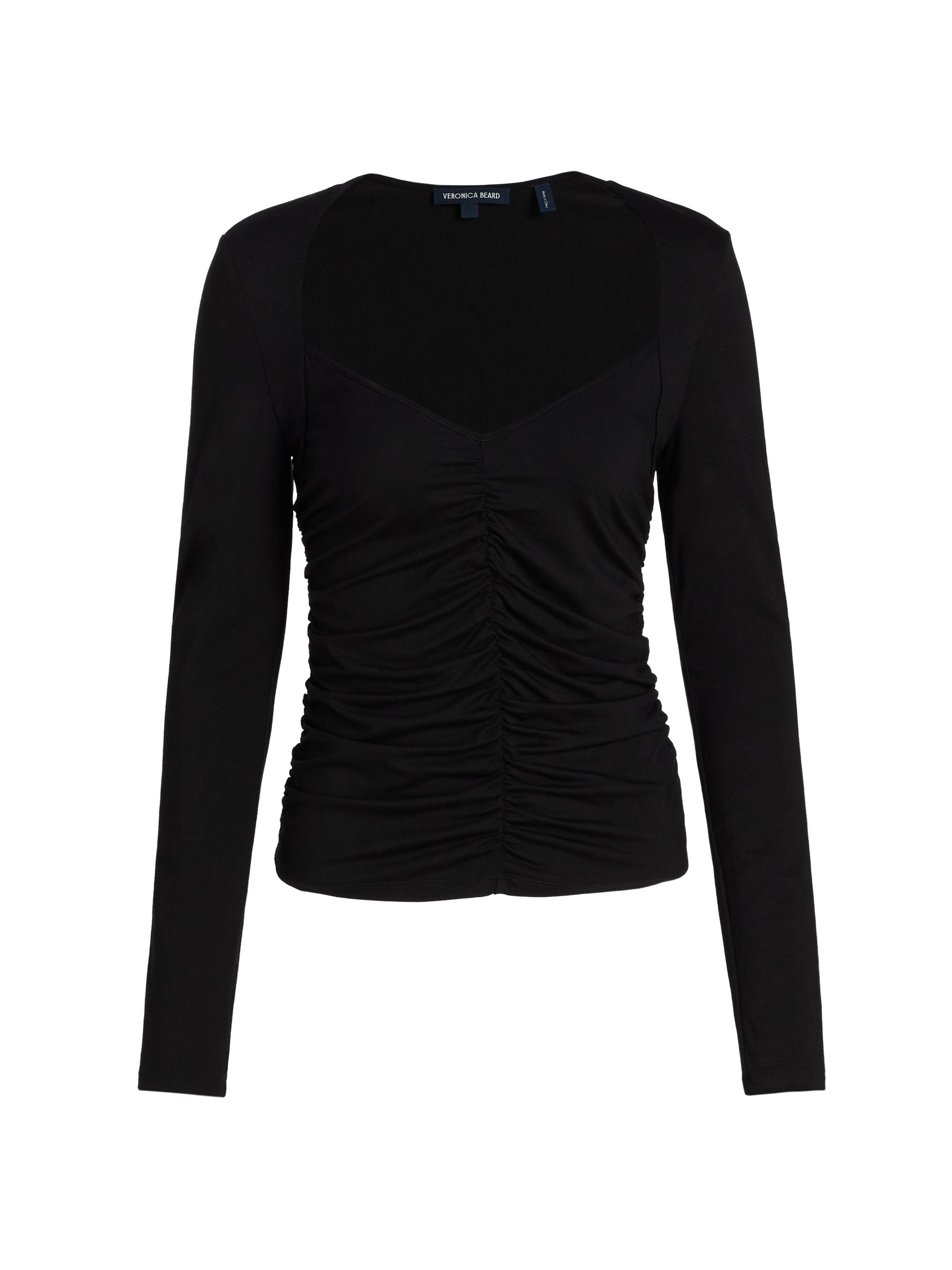 Veronica Beard Mylie Gathered Top | Saks Fifth Avenue