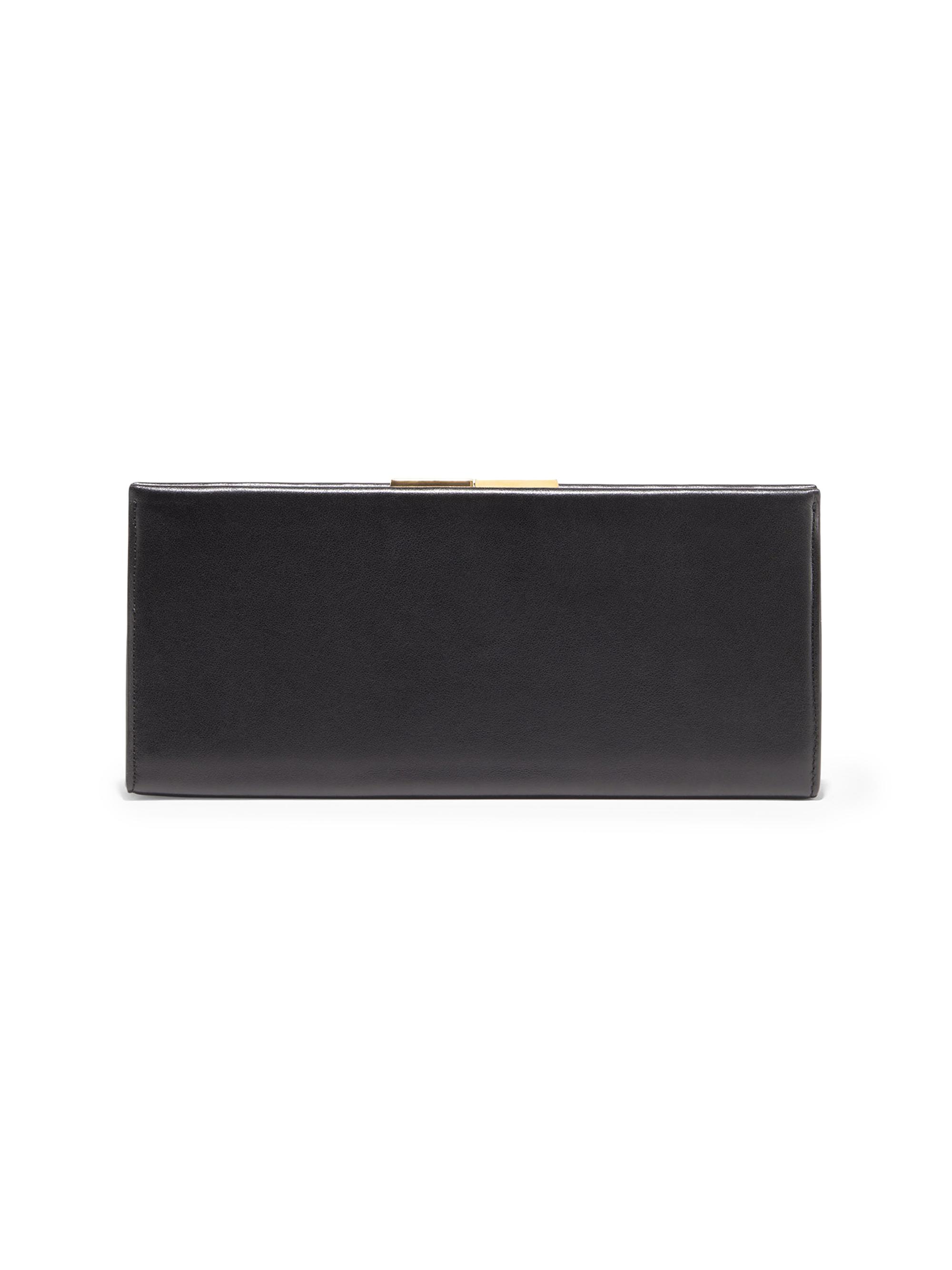 Nili Lotan Women's Anjelica Leather Clutch - Black