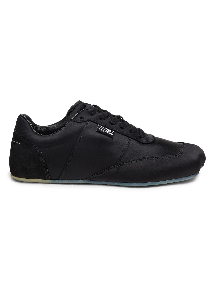 MM6 Maison Margiela Low-Top Satin Sneakers | Saks Fifth Avenue