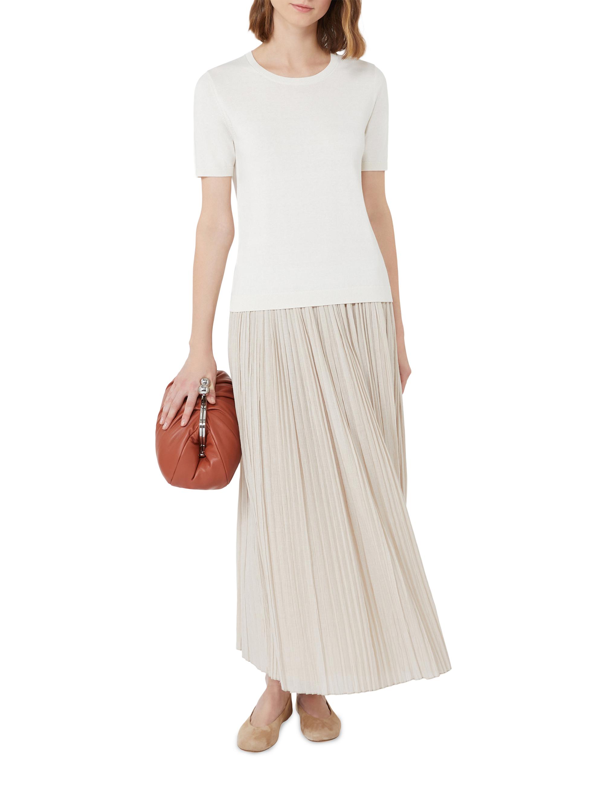お値下げ中　RONEPARC Layeredwaist jersey skirt Weekend Max Mara Crepon Jersey Skirt | Saks Fifth Avenue