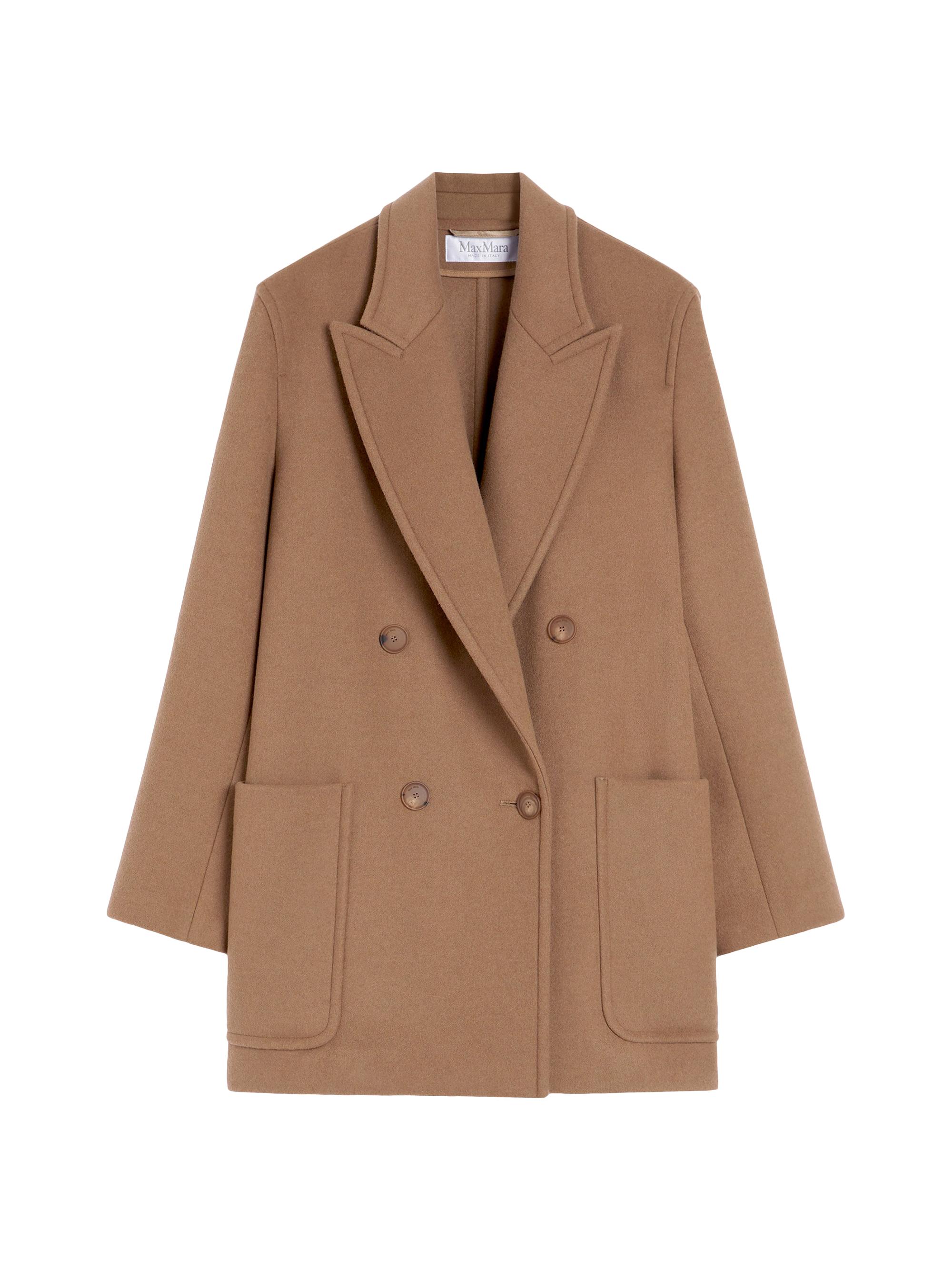 Max Mara Women's Wool and Cashmere Cloth Heavy Coat - Hazelnut Brown
