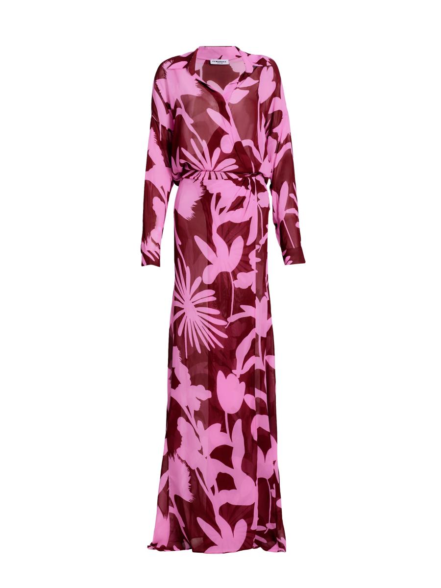 Eywasouls Malibu Women's Lou Floral Maxi Shirtdress