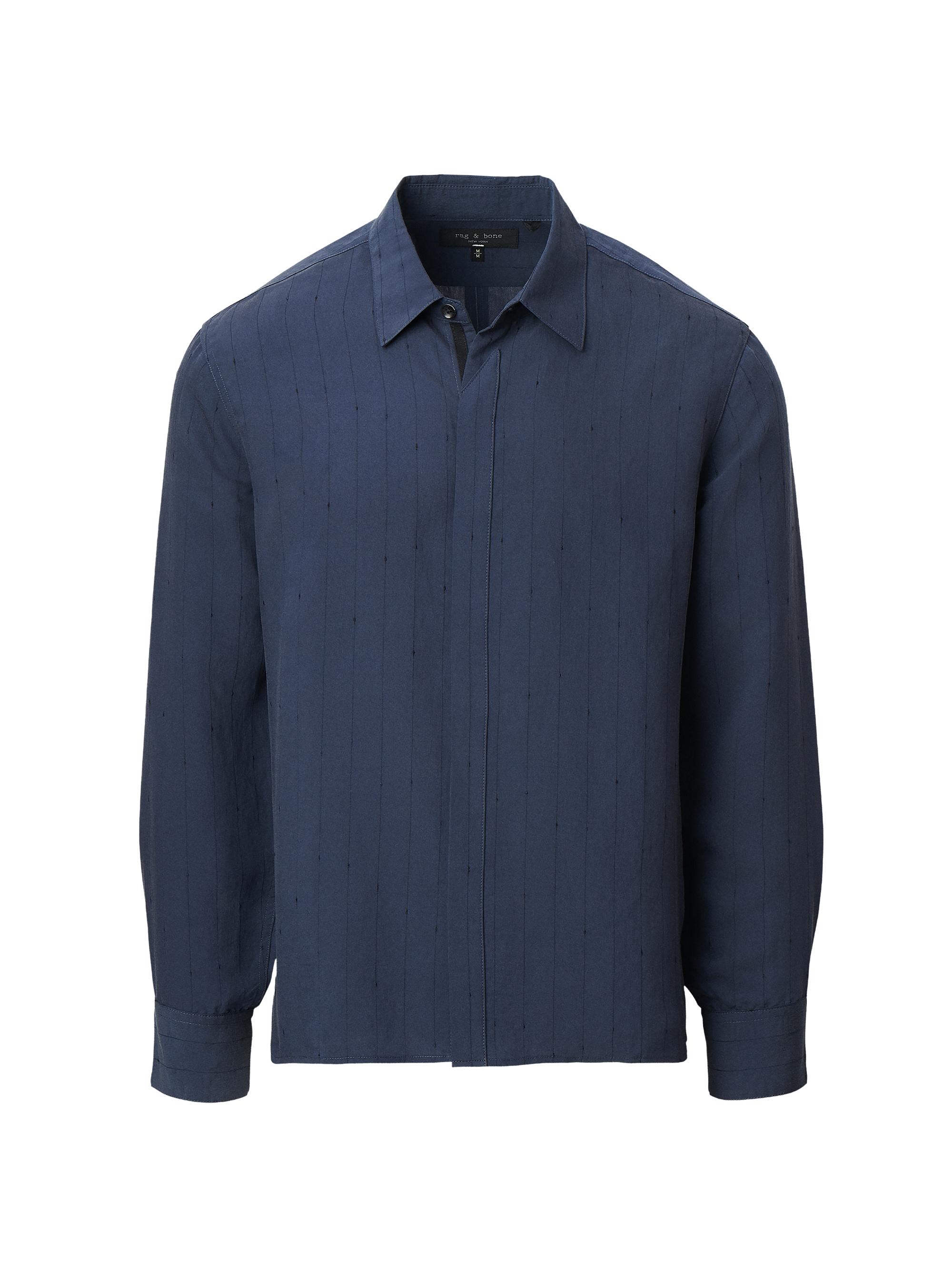 rag & bone Men's Dalton Jacquard Shirt - Salute