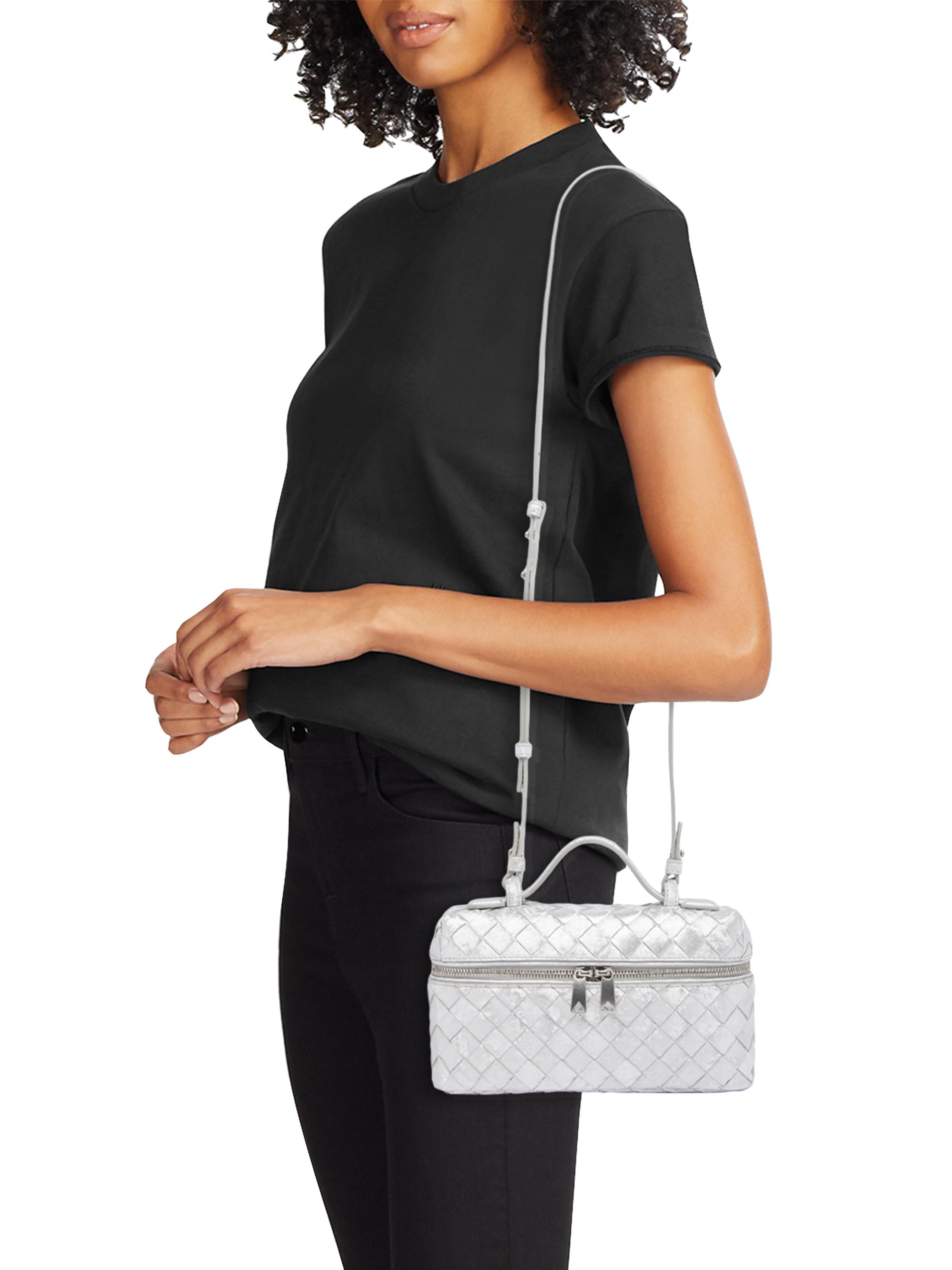 Bottega Veneta Bang Bang Metallic Satin Leather Vanity Case | Saks