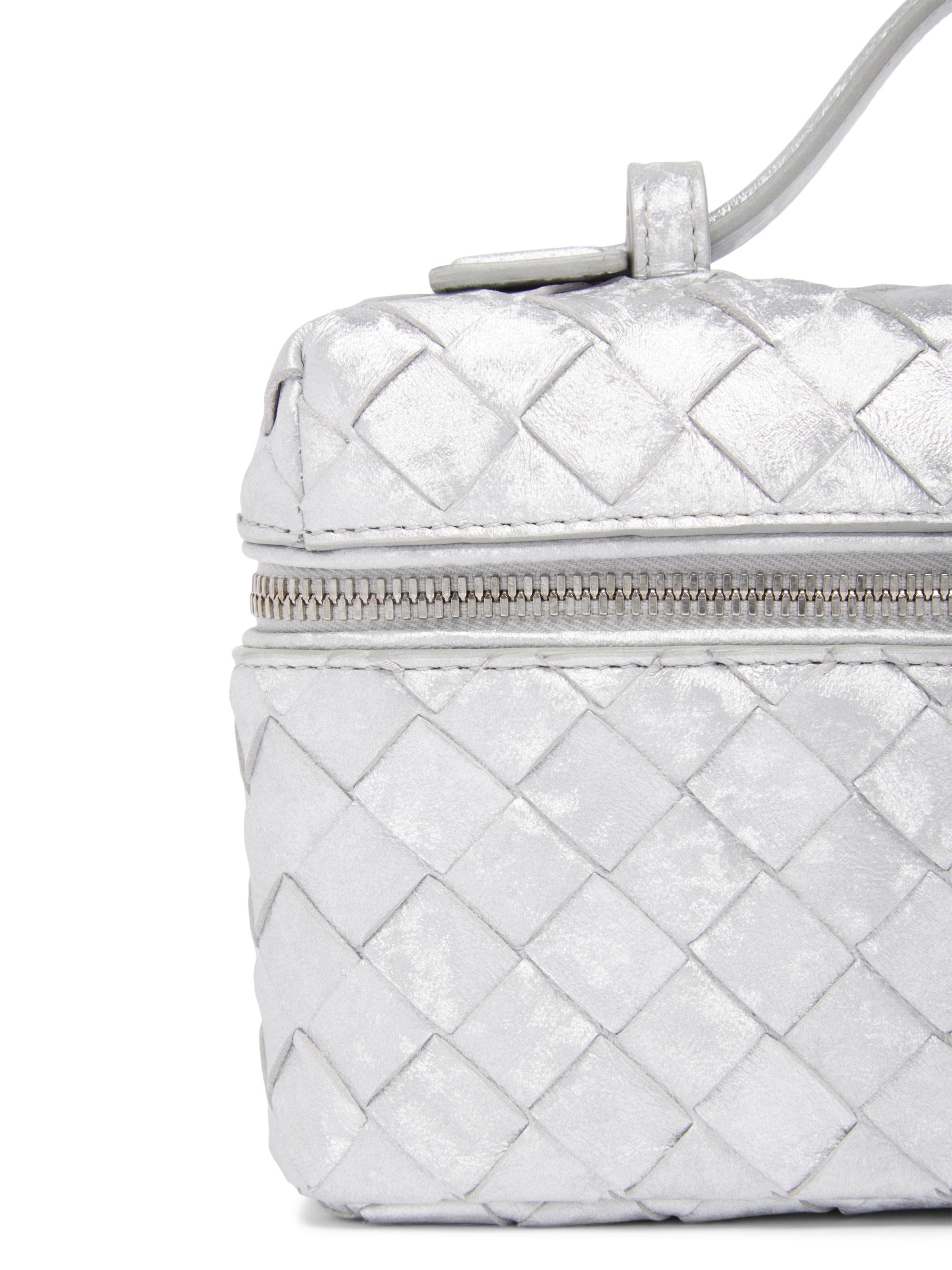 Bottega Veneta Bang Bang Metallic Satin Leather Vanity Case | Saks
