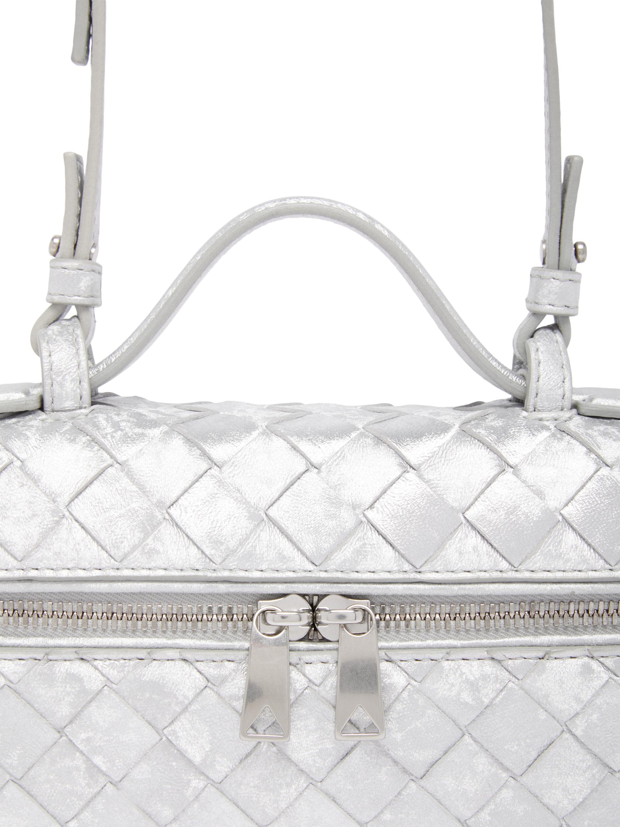 Bottega Veneta Bang Bang Metallic Satin Leather Vanity Case | Saks