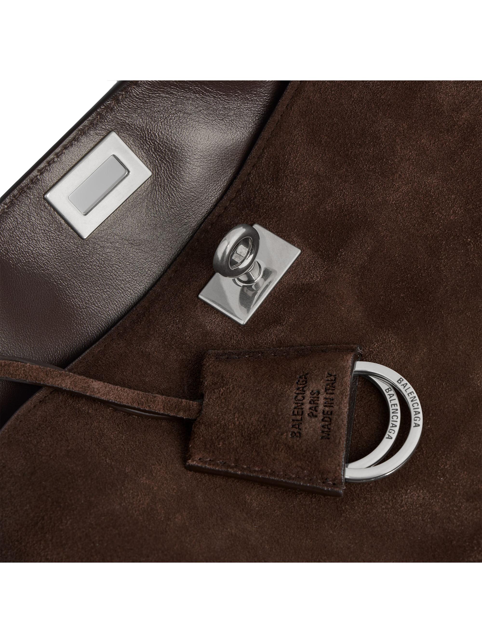 Balenciaga Rodeo Small Suede Top Handle Bag | Saks Fifth Avenue