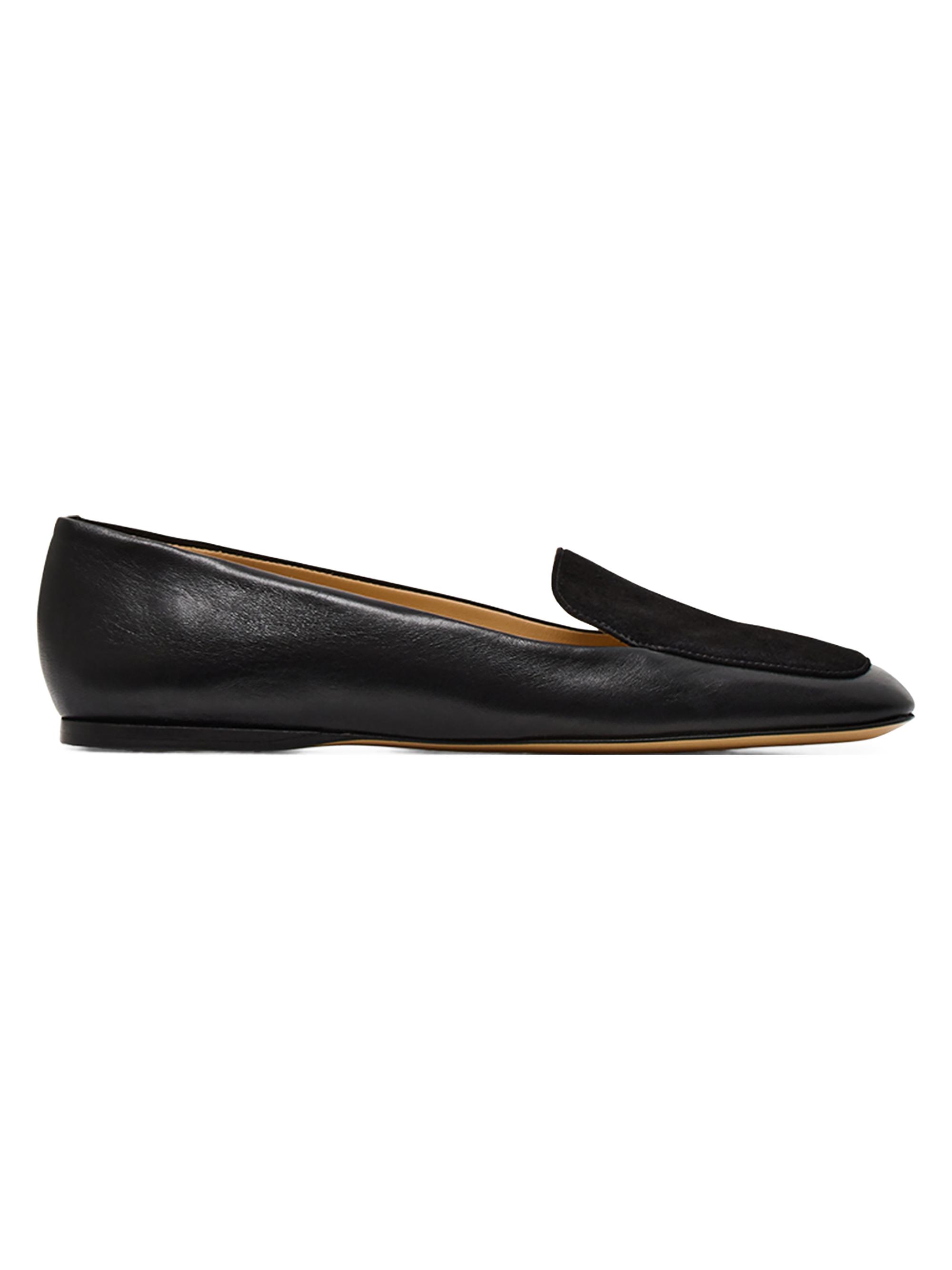 Gabriela Hearst Women's Aveda Leather & Suede Loafers - Black