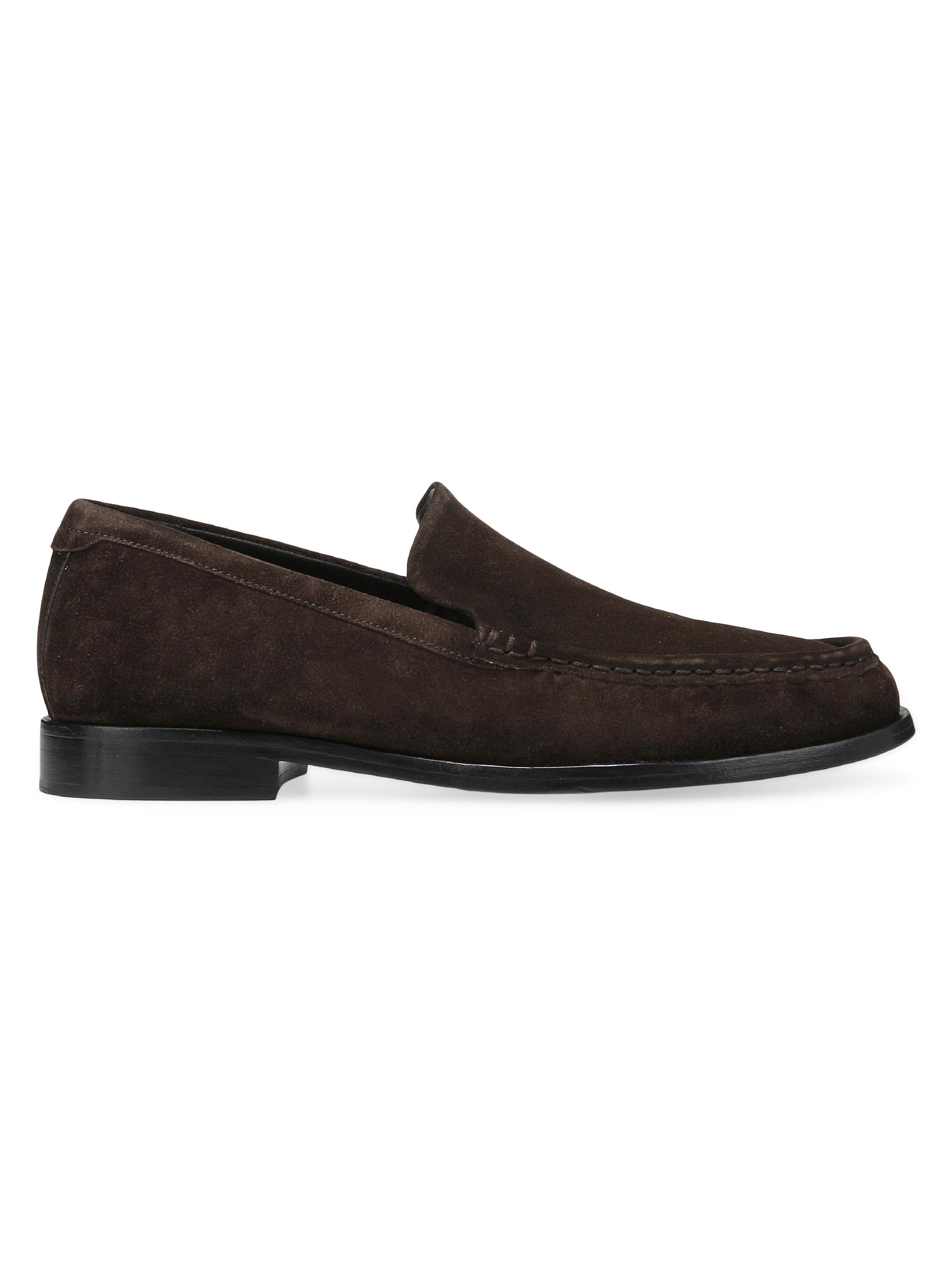 Vince Men's Miles Suede Loafers - Cocoa Brown