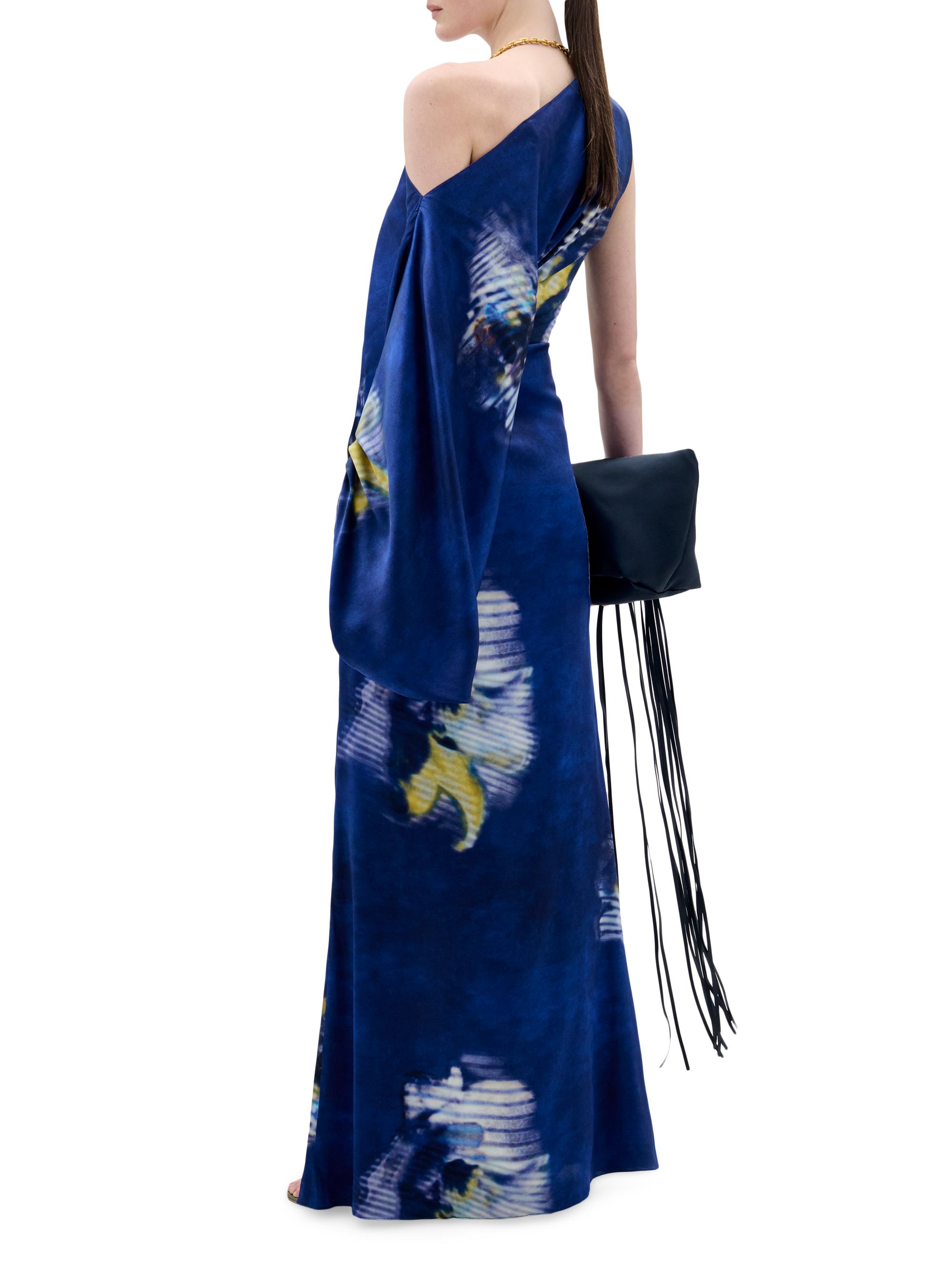 Silvia Tcherassi Dotty One-Shoulder Stretch-Silk Maxi Dress | Saks