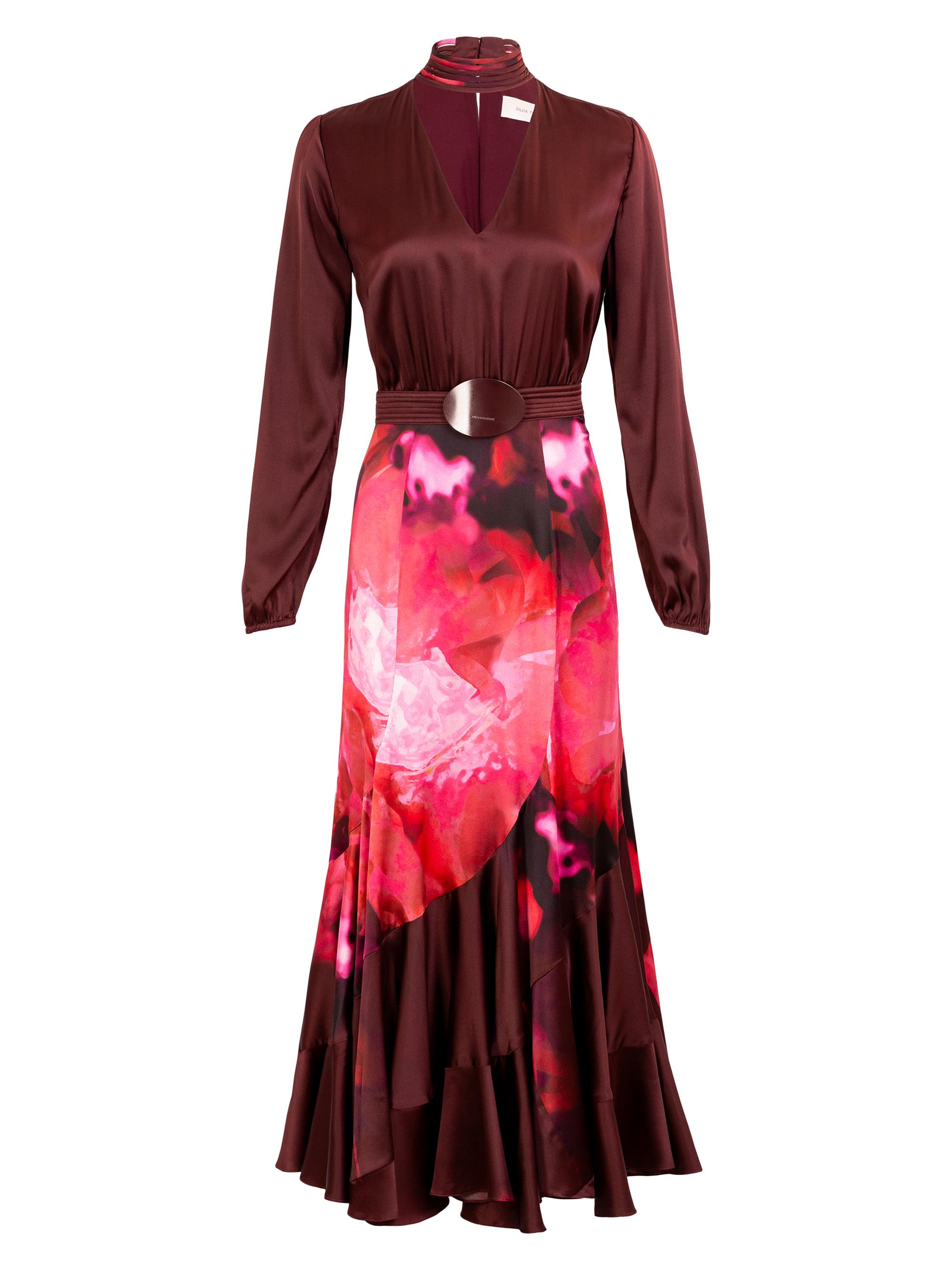 レディースウェア Theredthread S oval pleats dress THEREDTHREAD / ザレッドスレッド】S oval pleats dress