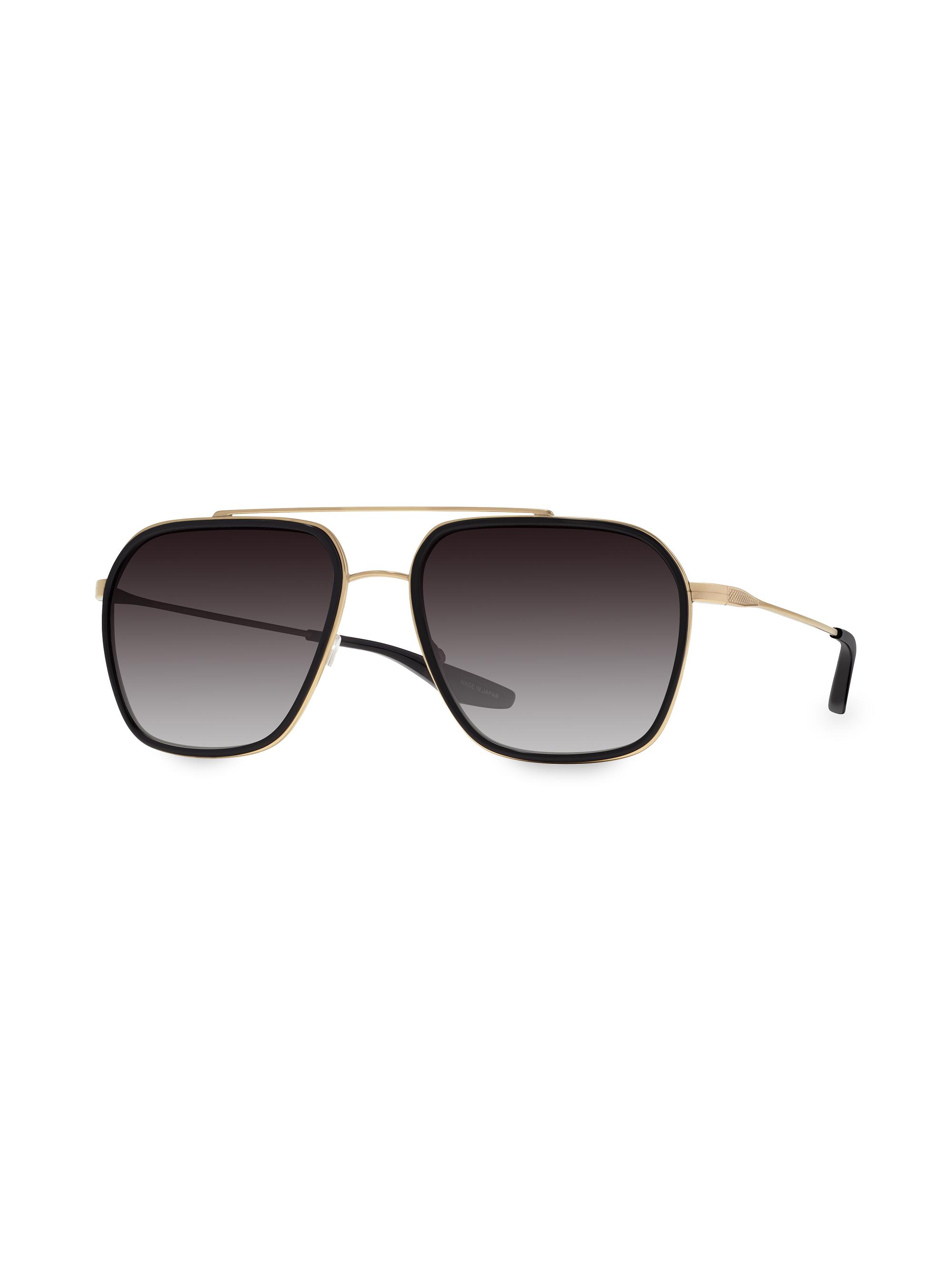 Barton Perreira Men's Rizzo 60MM Titanium Aviator Sunglasses - Gold Brown