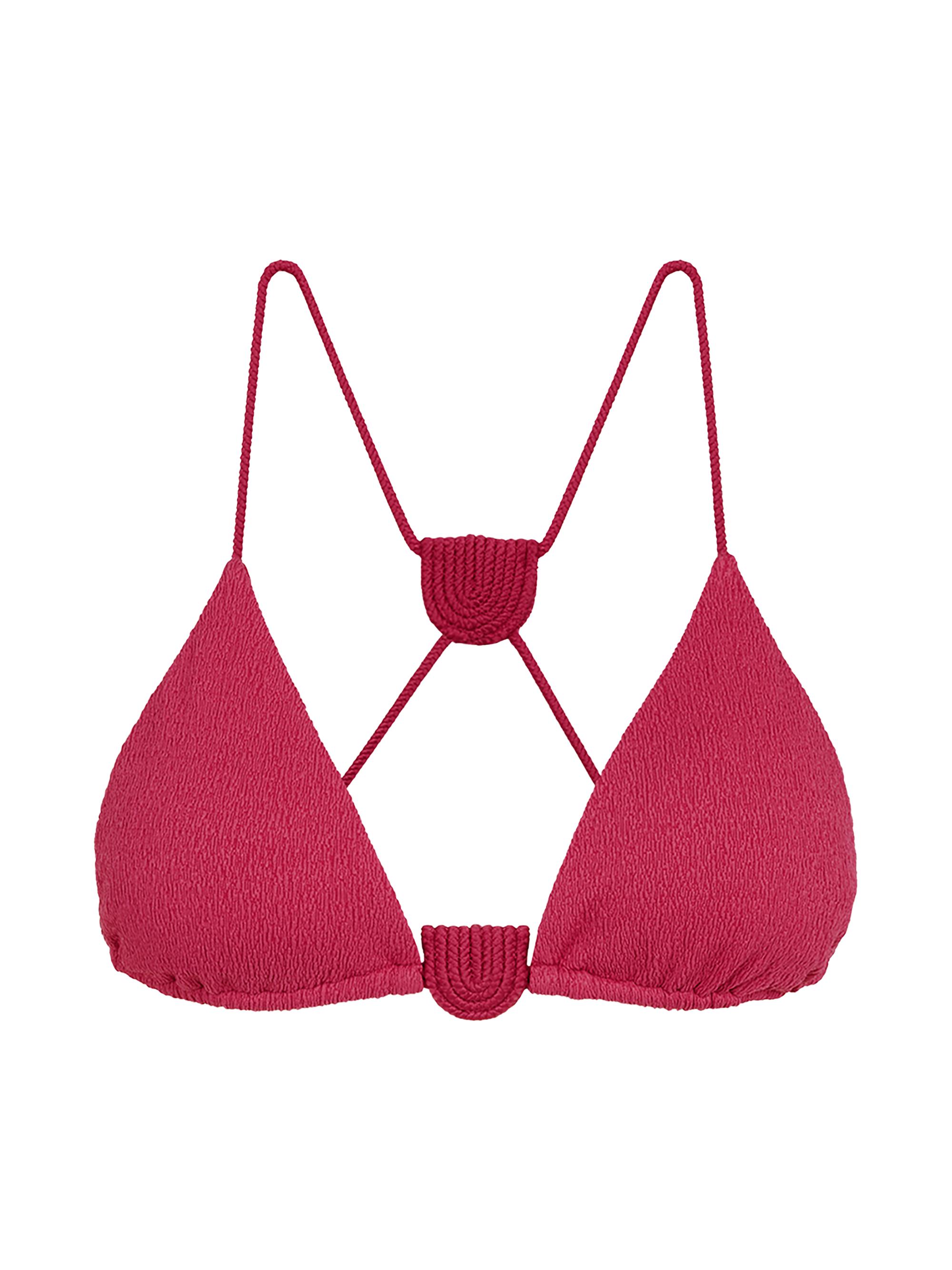 ViX by Paula Hermanny Women's Firenze Yara Triangle Bikini Top - Pink