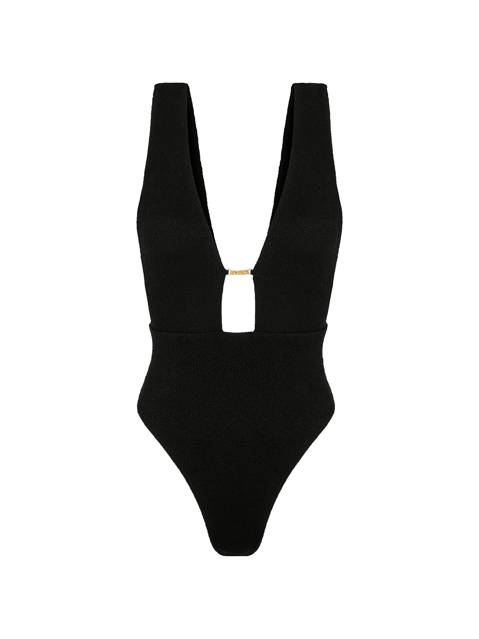 ViX by Paula Hermanny Women's Fir Elisa Candice One-Piece Swimsuit - Black