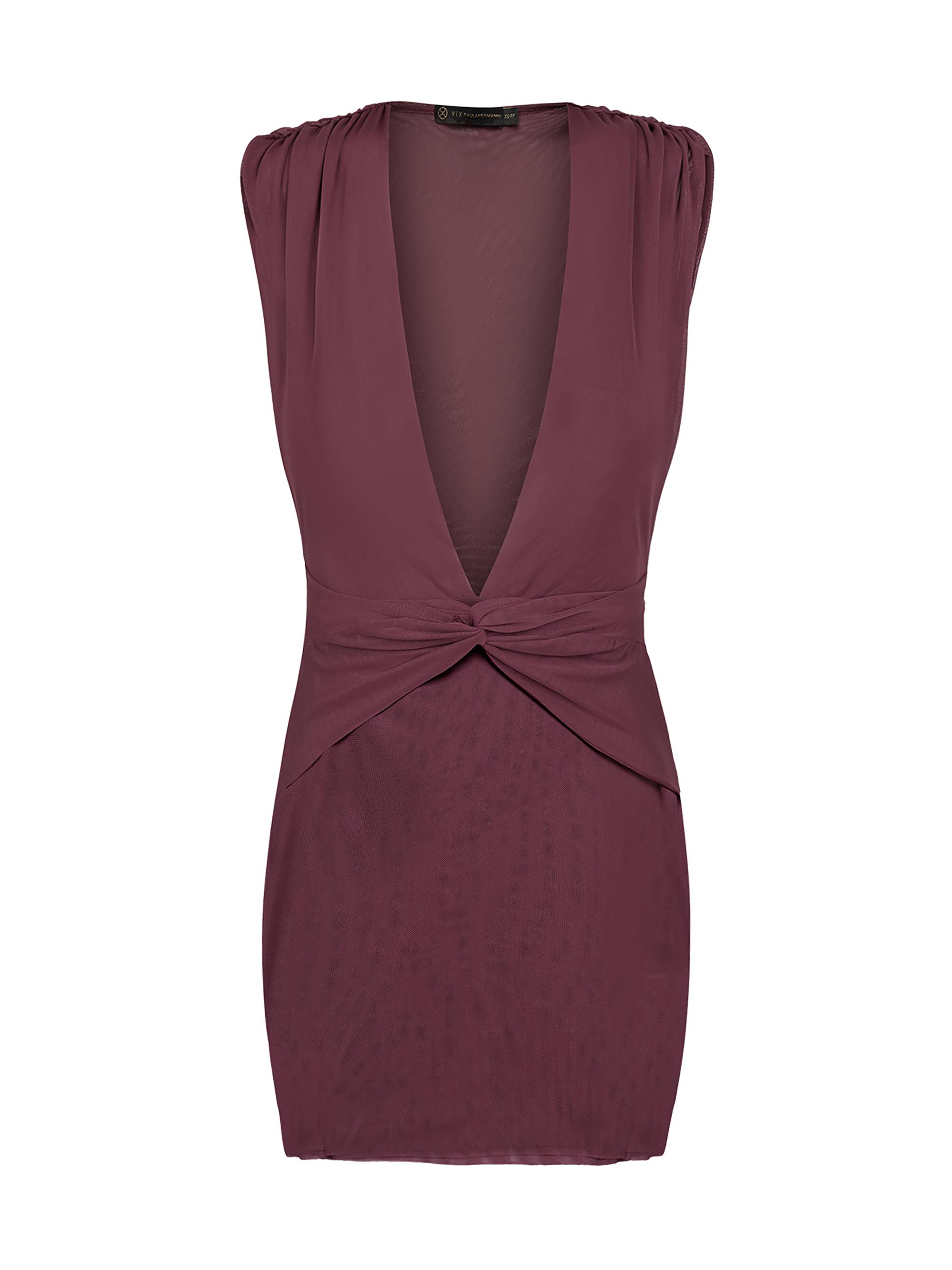 ViX by Paula Hermanny Women's Cindy Gathered Minidress - Purple