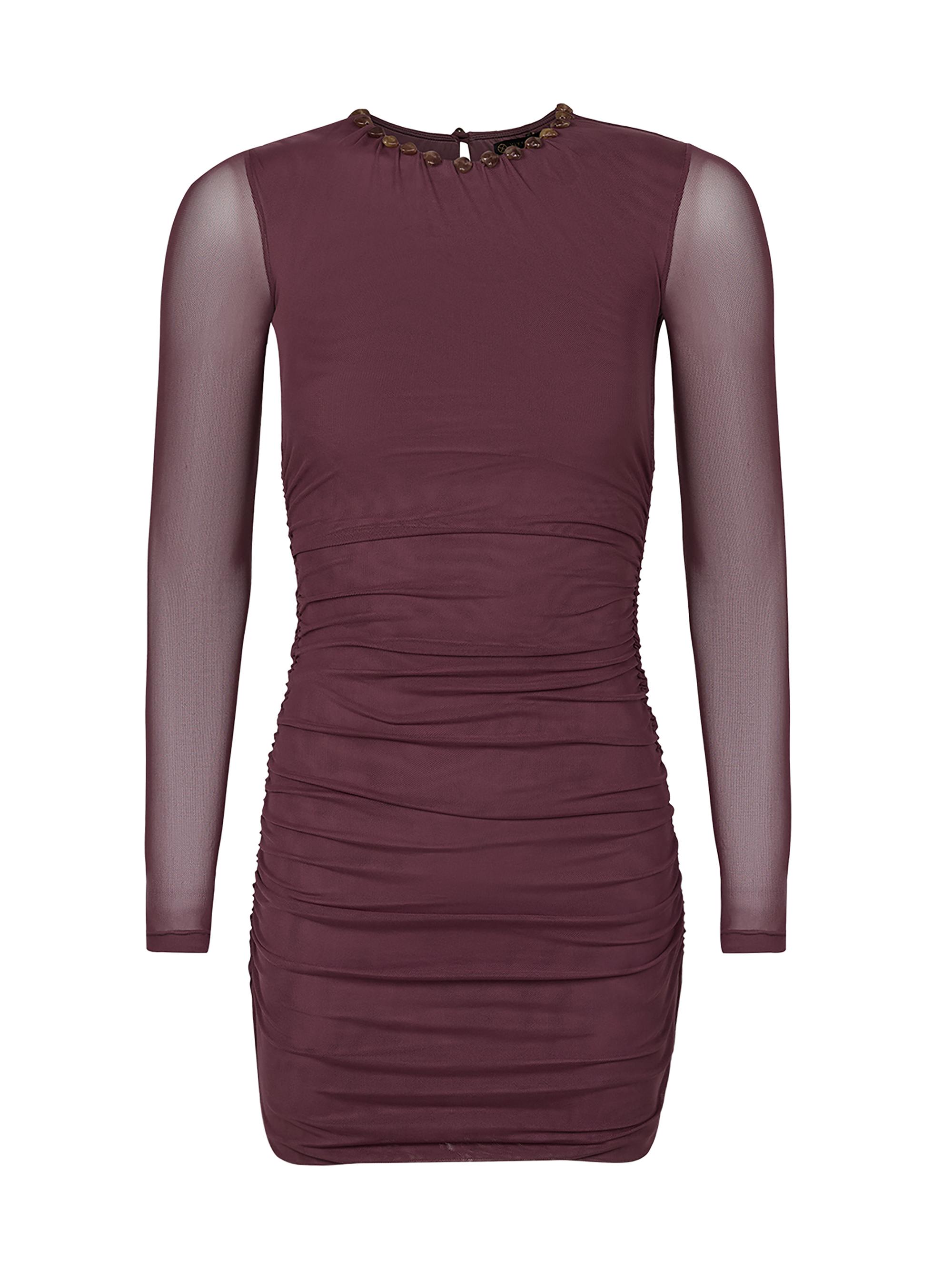 ViX by Paula Hermanny Women's Ridley Gathered Minidress - Purple