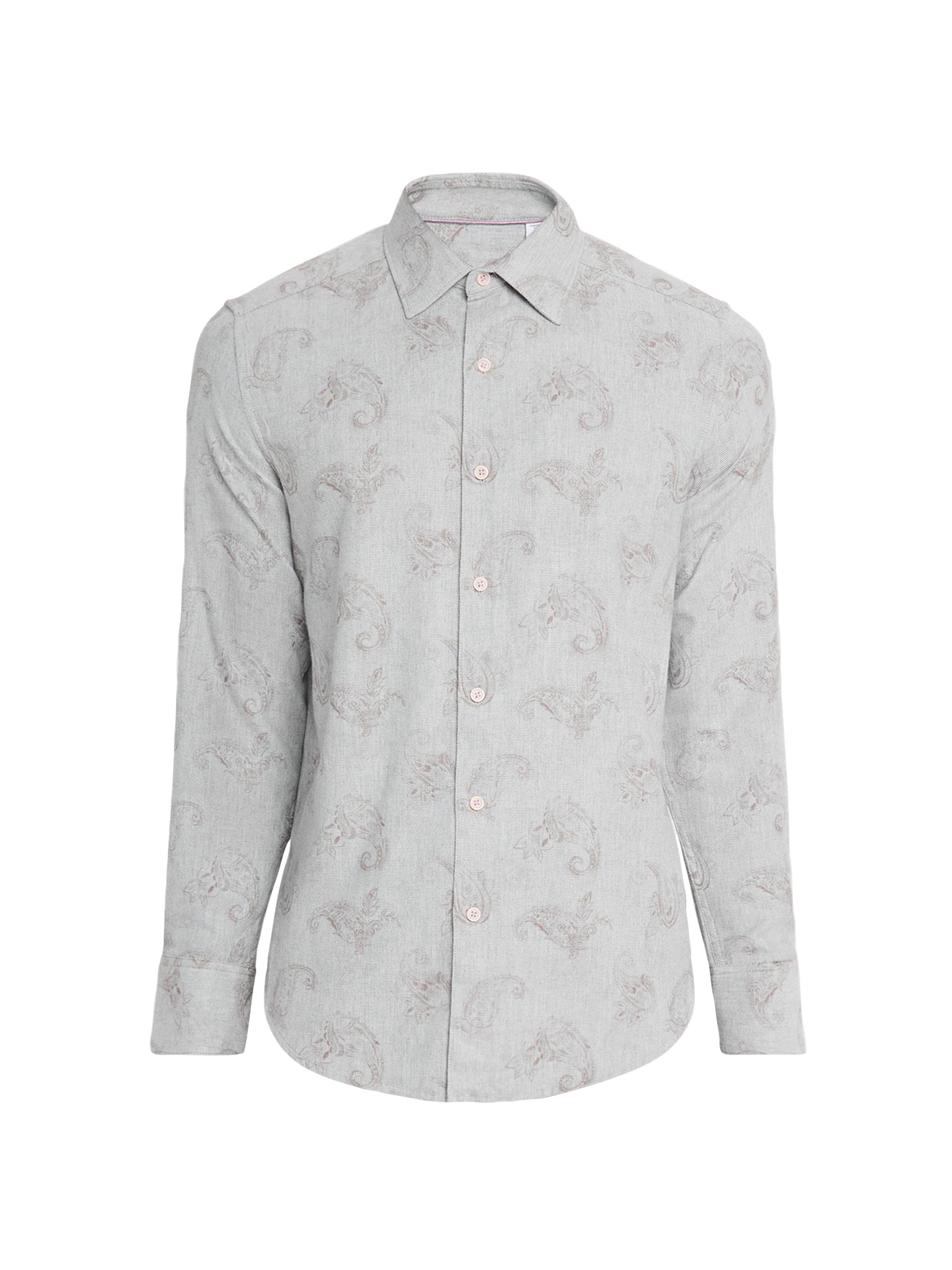 Robert Graham Men's Knox Paisley Cotton Button-Front Shirt - Pink