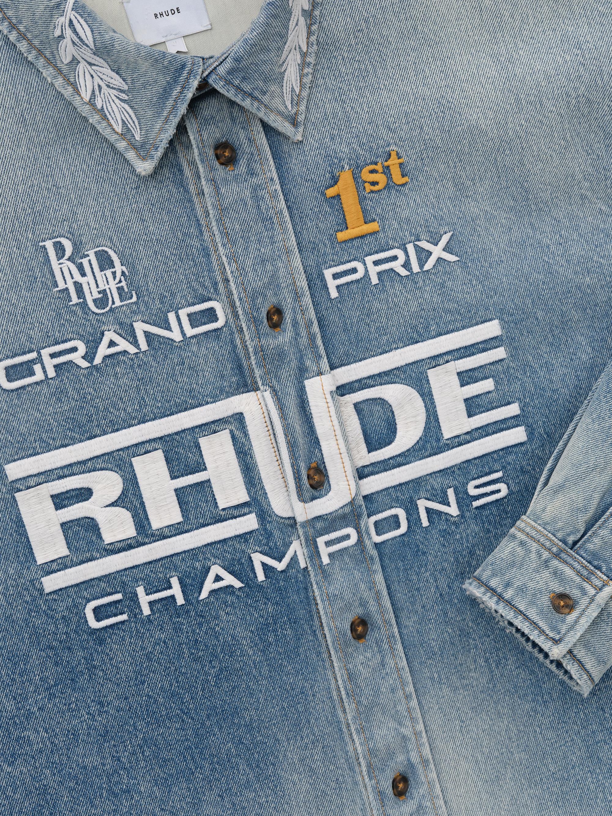 Tire Denim Overshirt
