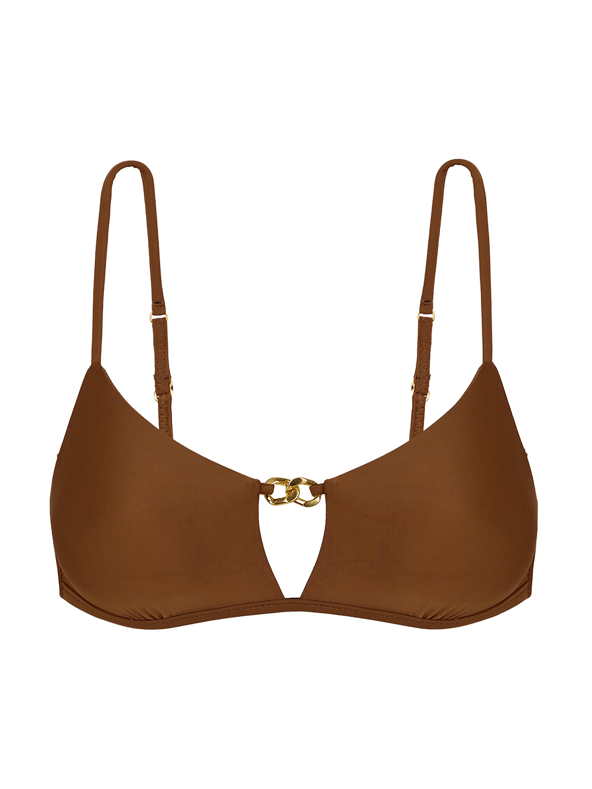 ViX by Paula Hermanny Women's Angie Bikini Top - Brown