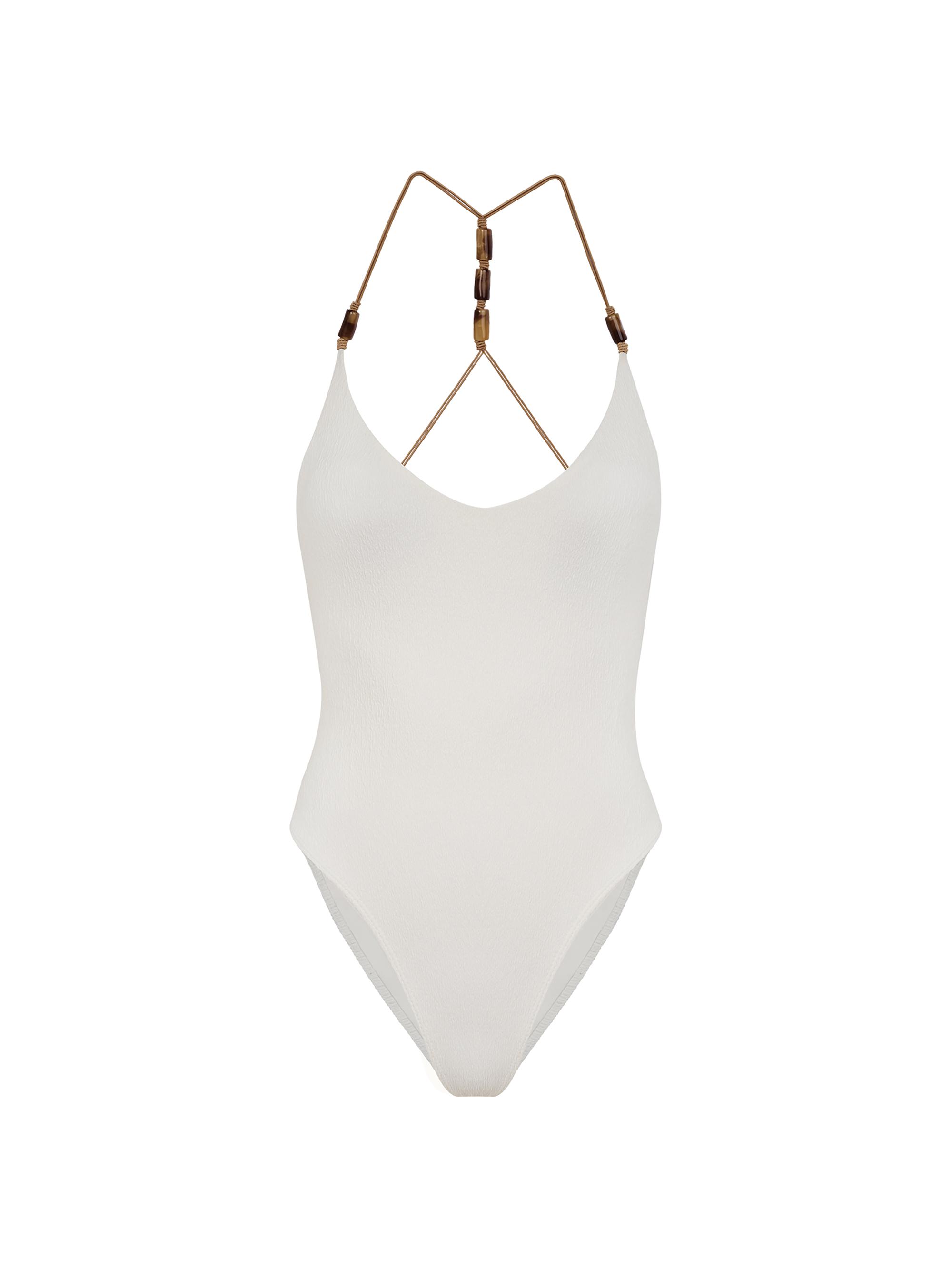 ViX by Paula Hermanny Women's Firenze Lesley One-Piece Swimsuit - White