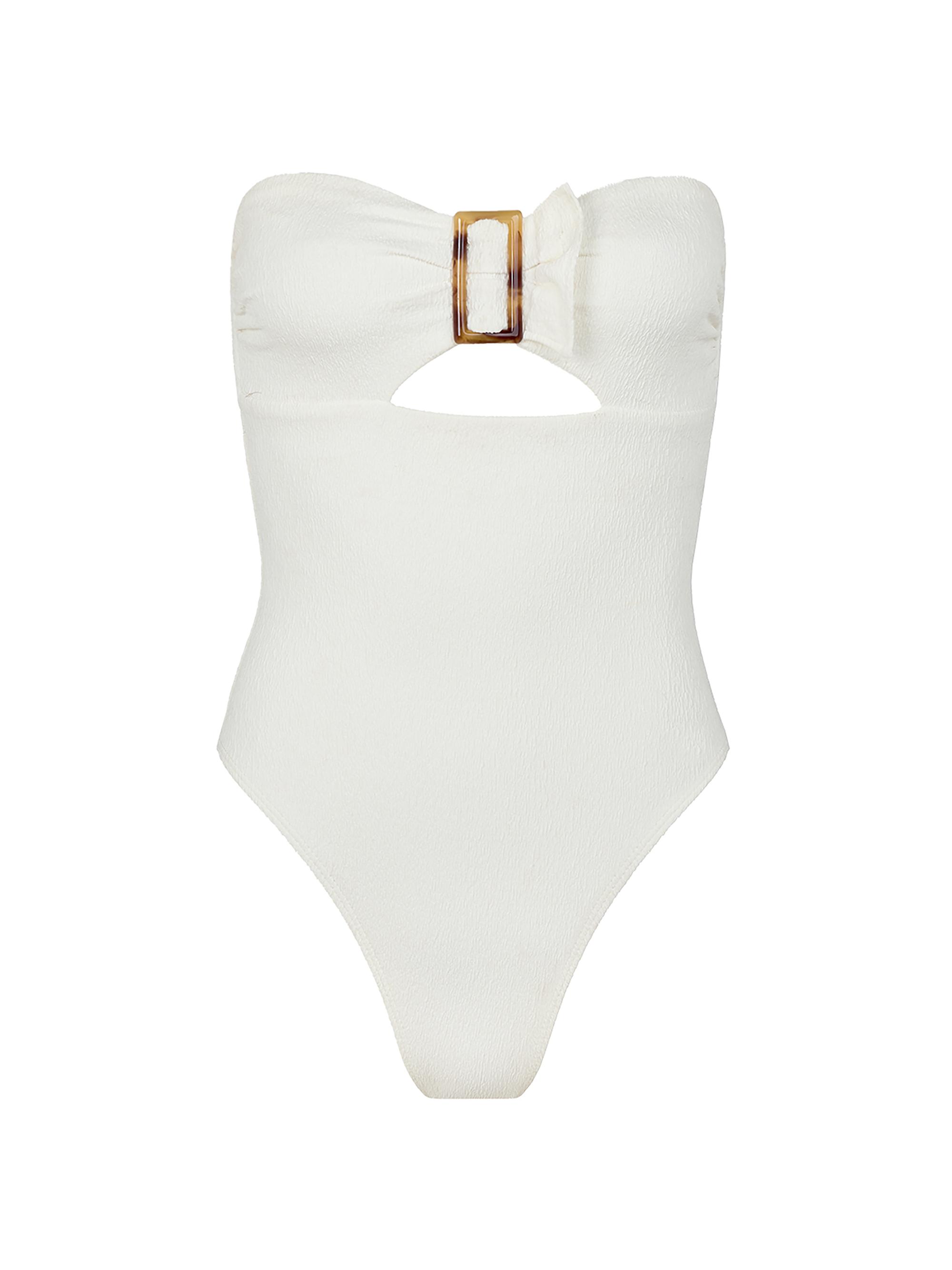 ViX by Paula Hermanny Women's Fir Sade Strapless Swimsuit - White