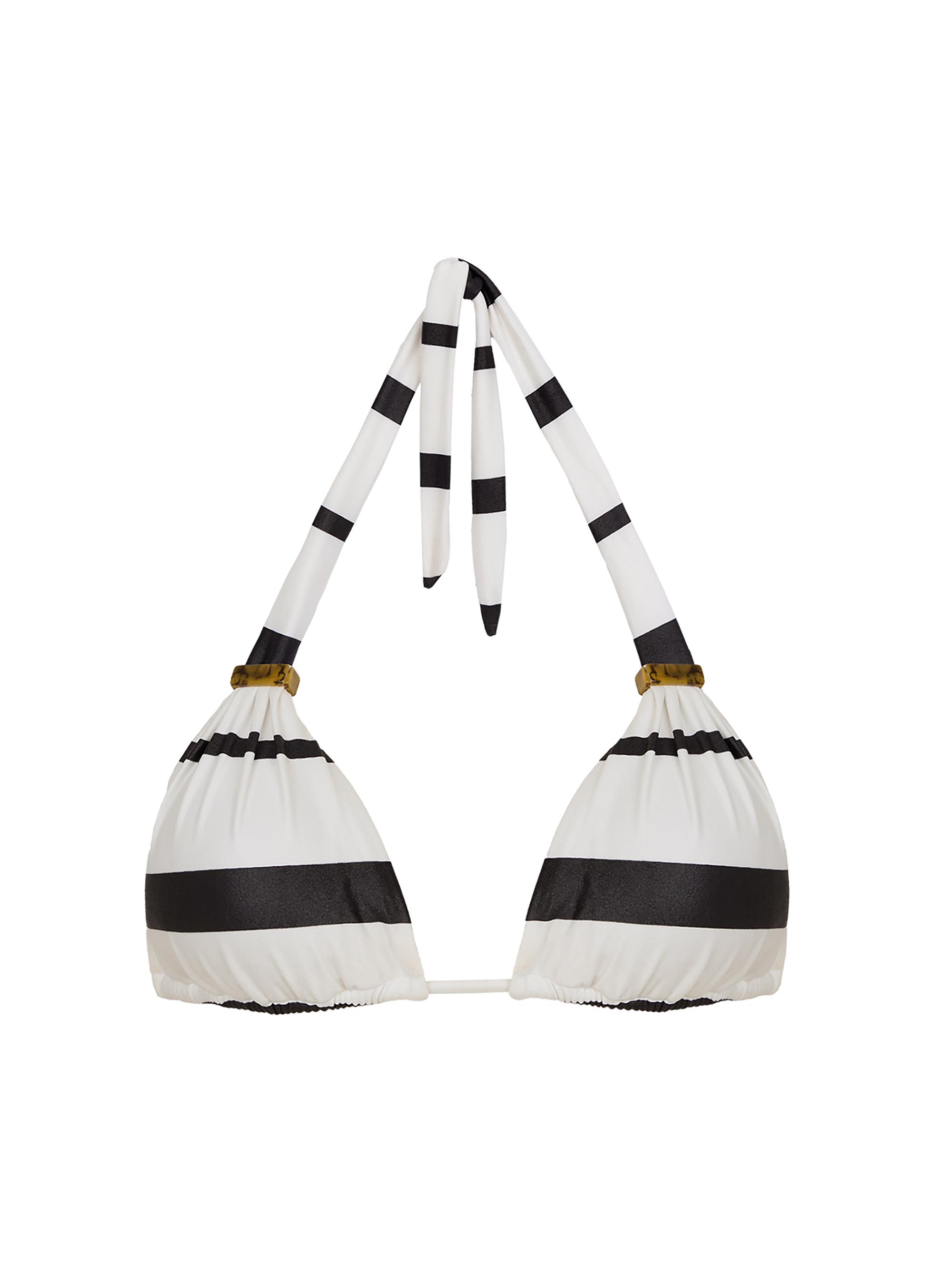 ViX by Paula Hermanny Women's Paradox Striped Bikini Top