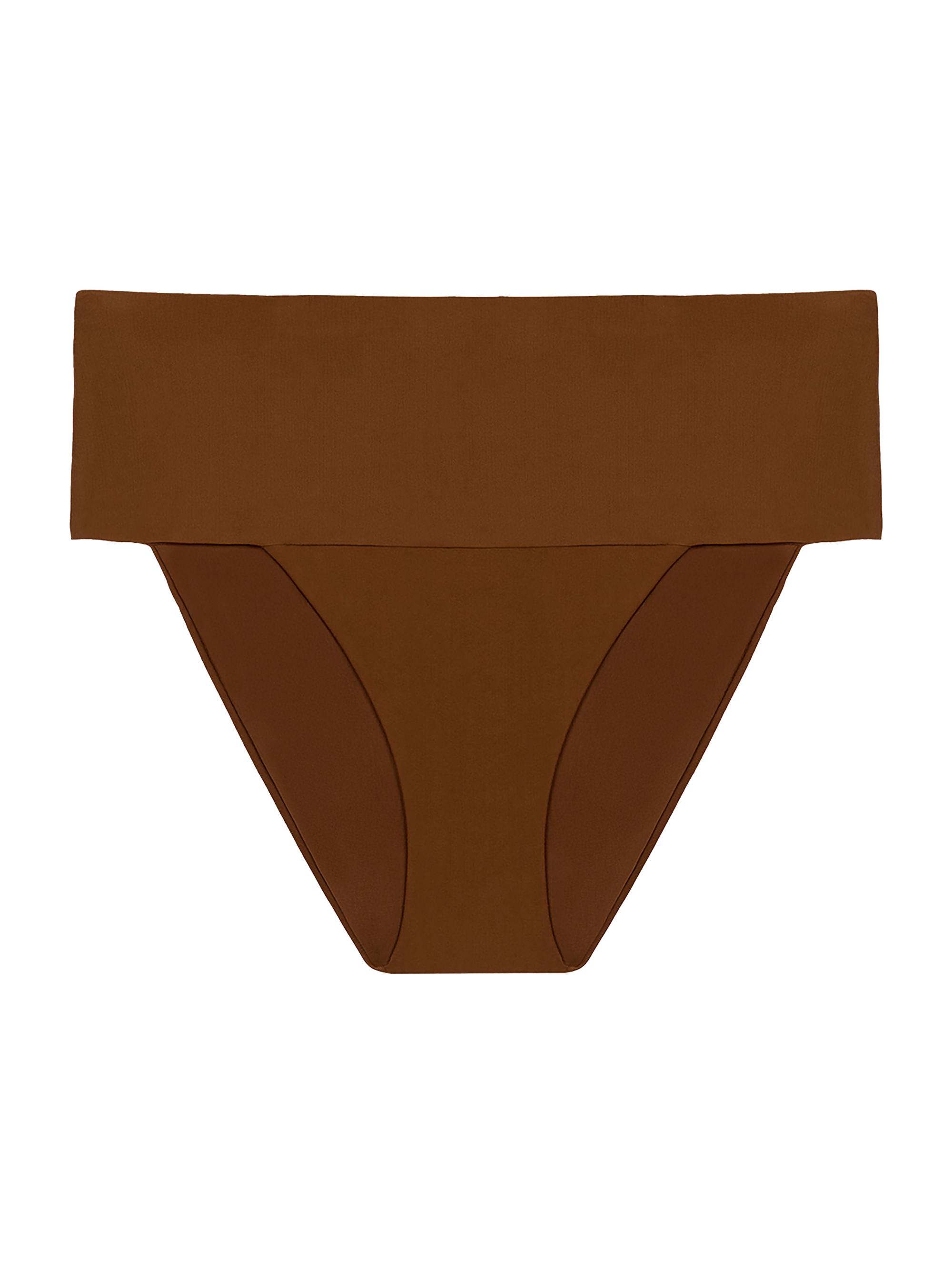 ViX by Paula Hermanny Women's Jessica High-Waist Bikini Bottom - Brown