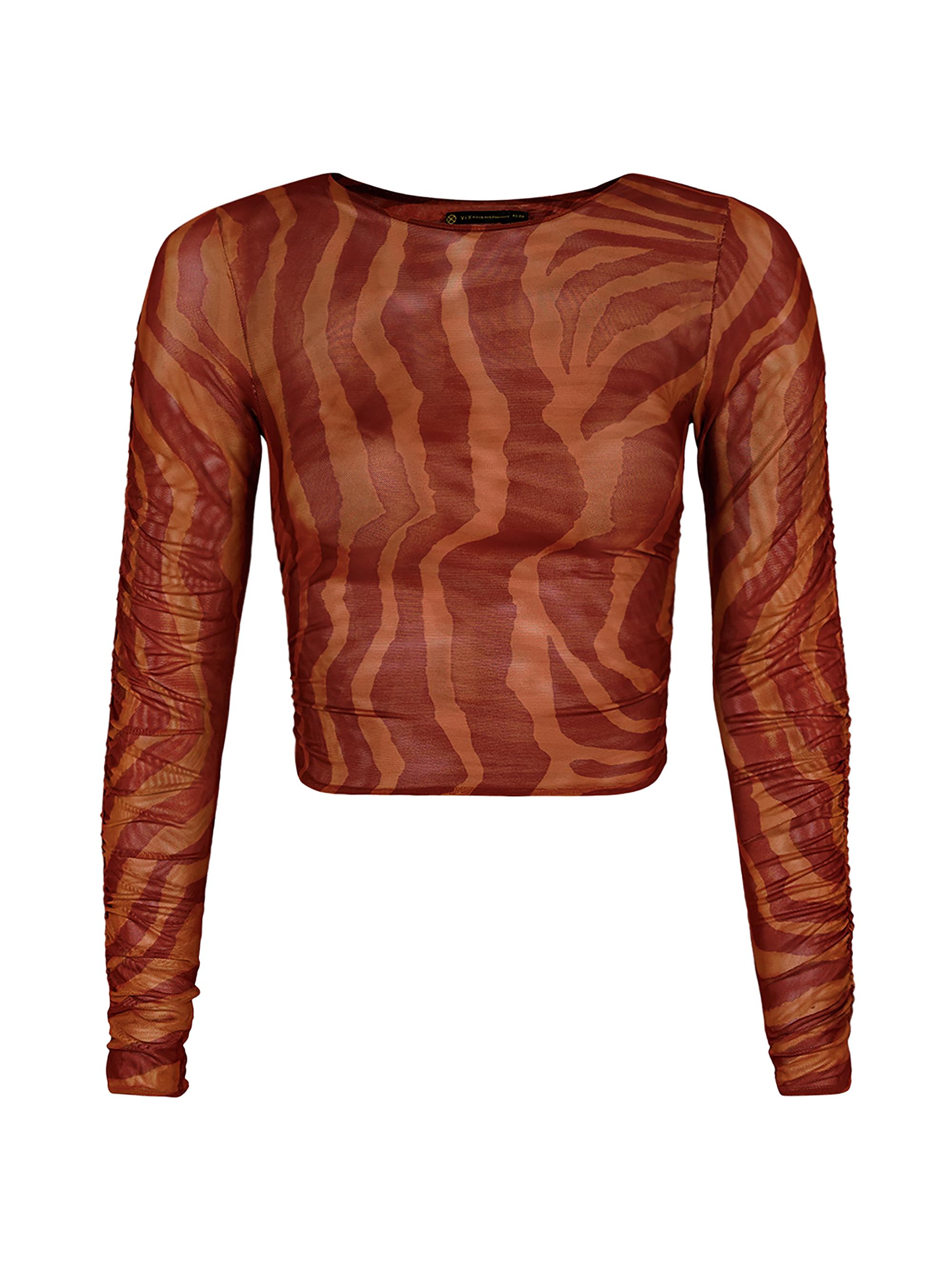 ViX by Paula Hermanny Women's Sundown Mira Striped Crop Top