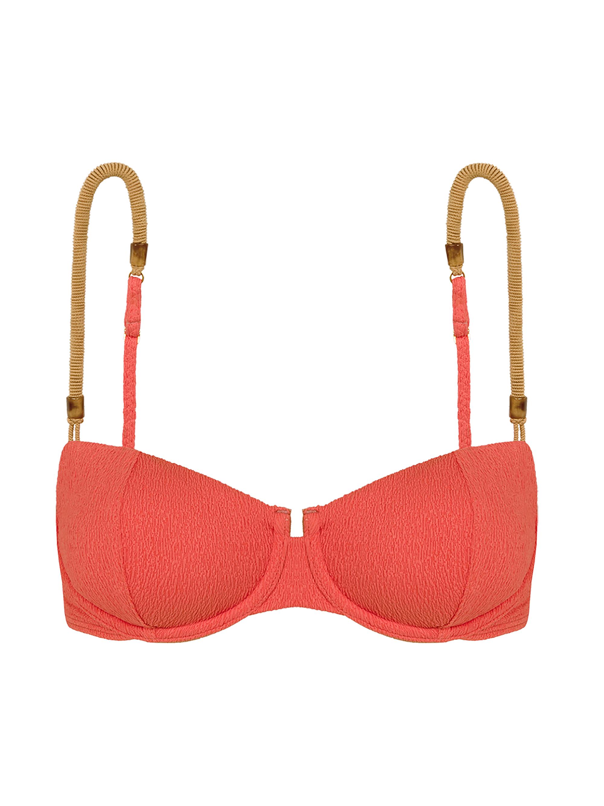 ViX by Paula Hermanny Women's Firenze April Nissi Bikini Top - Pink