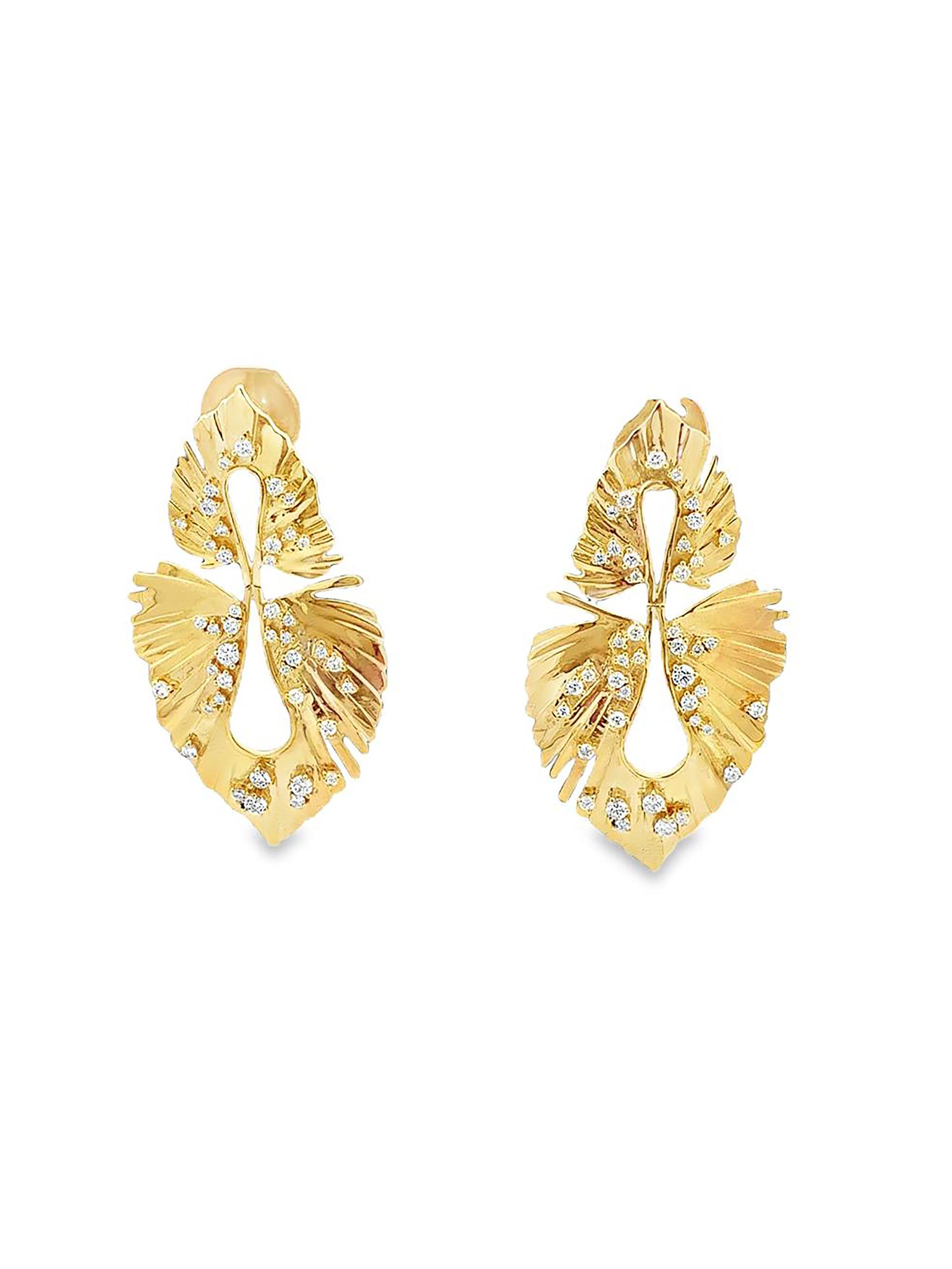 Hueb Women's Bahia 18K Yellow Gold & 0.85 TCW Diamond Drop Earrings - Yellow Gold
