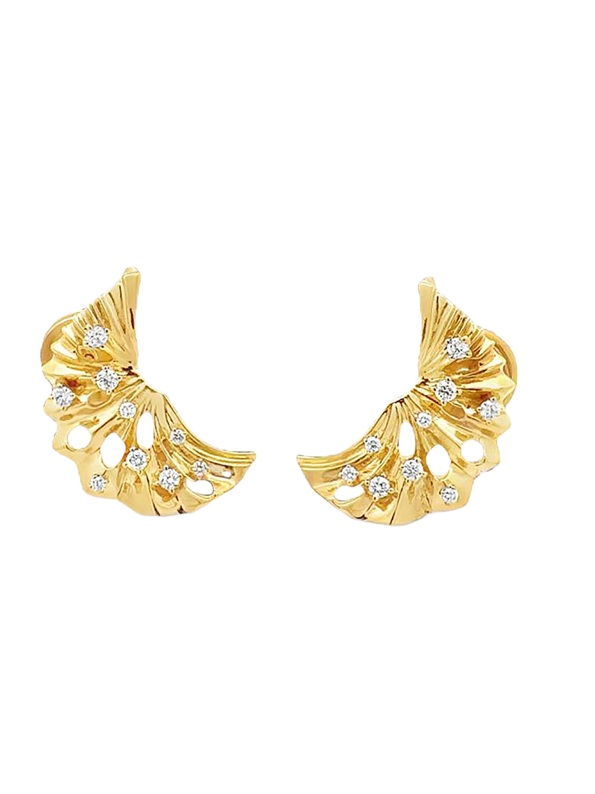 Hueb Women's Bahia 18K Yellow Gold & 0.39 TCW Diamond Drop Earrings - Yellow Gold