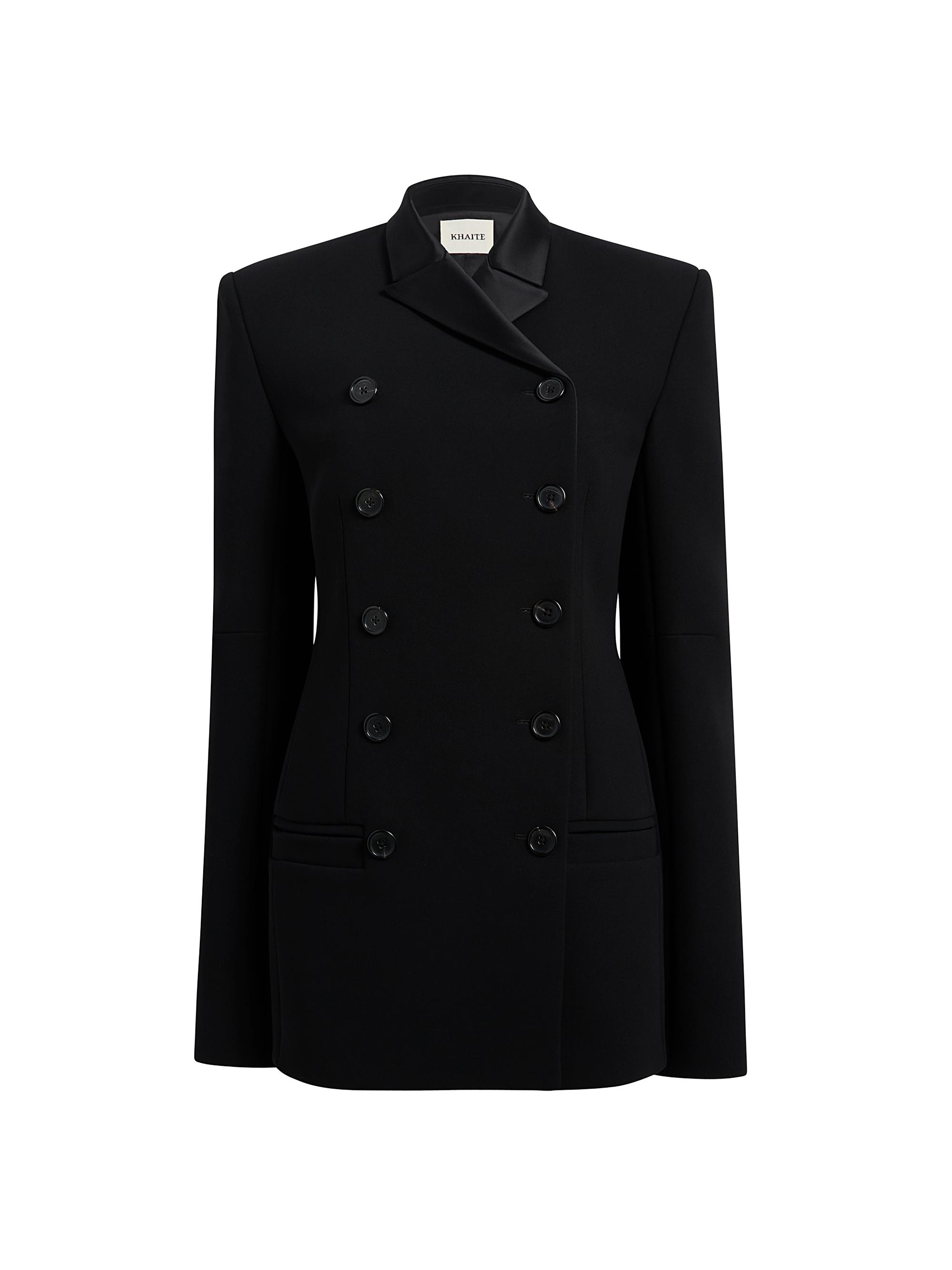 Khaite Women's Sabel Double-Breasted Jacket - Black