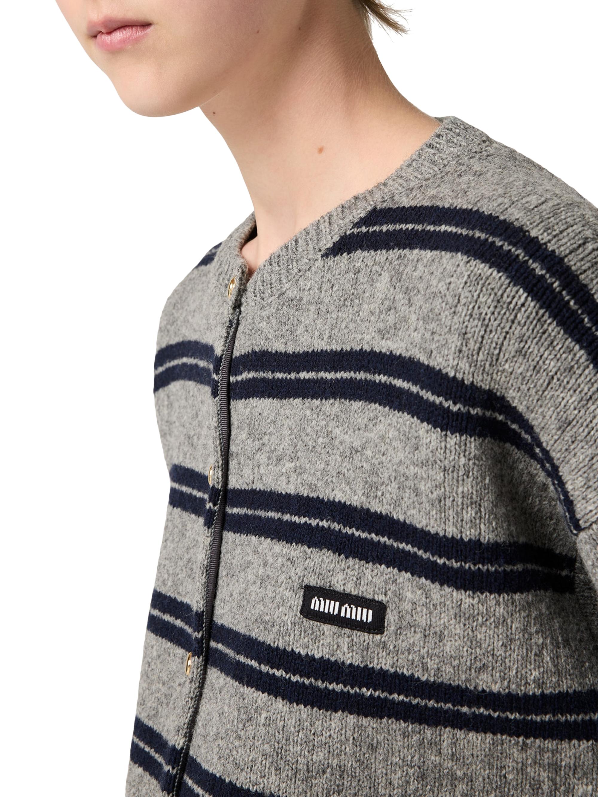 Miu Miu Shetland Knit Cardigan | Saks Fifth Avenue