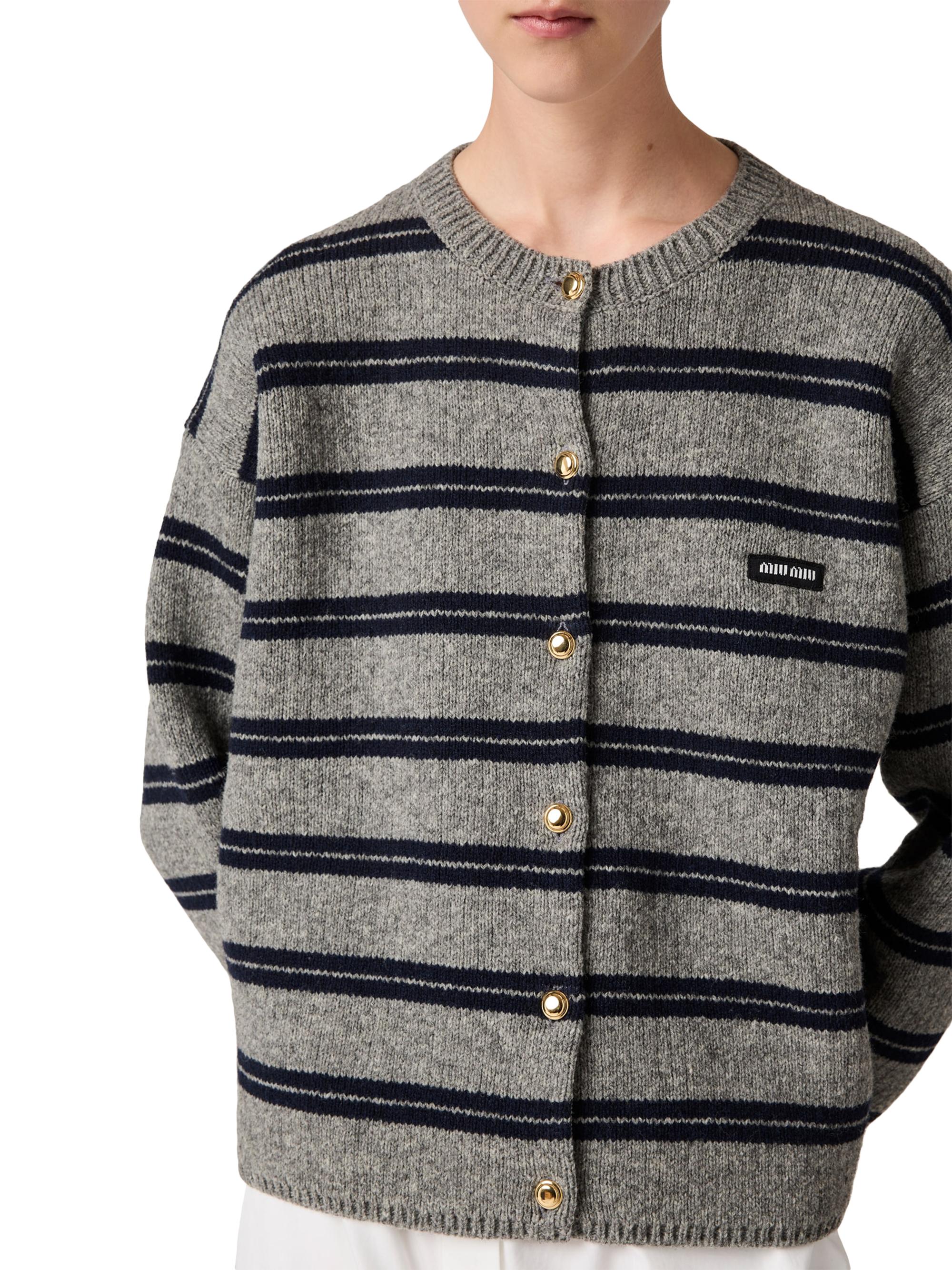 Miu Miu Shetland Knit Cardigan | Saks Fifth Avenue