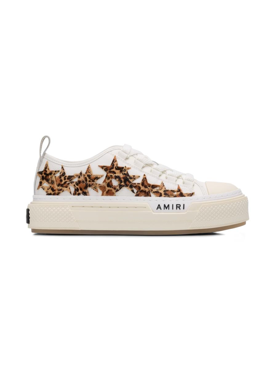 Amiri Stars Court Appliqué Low-Top Leather Sneakers | Saks Fifth