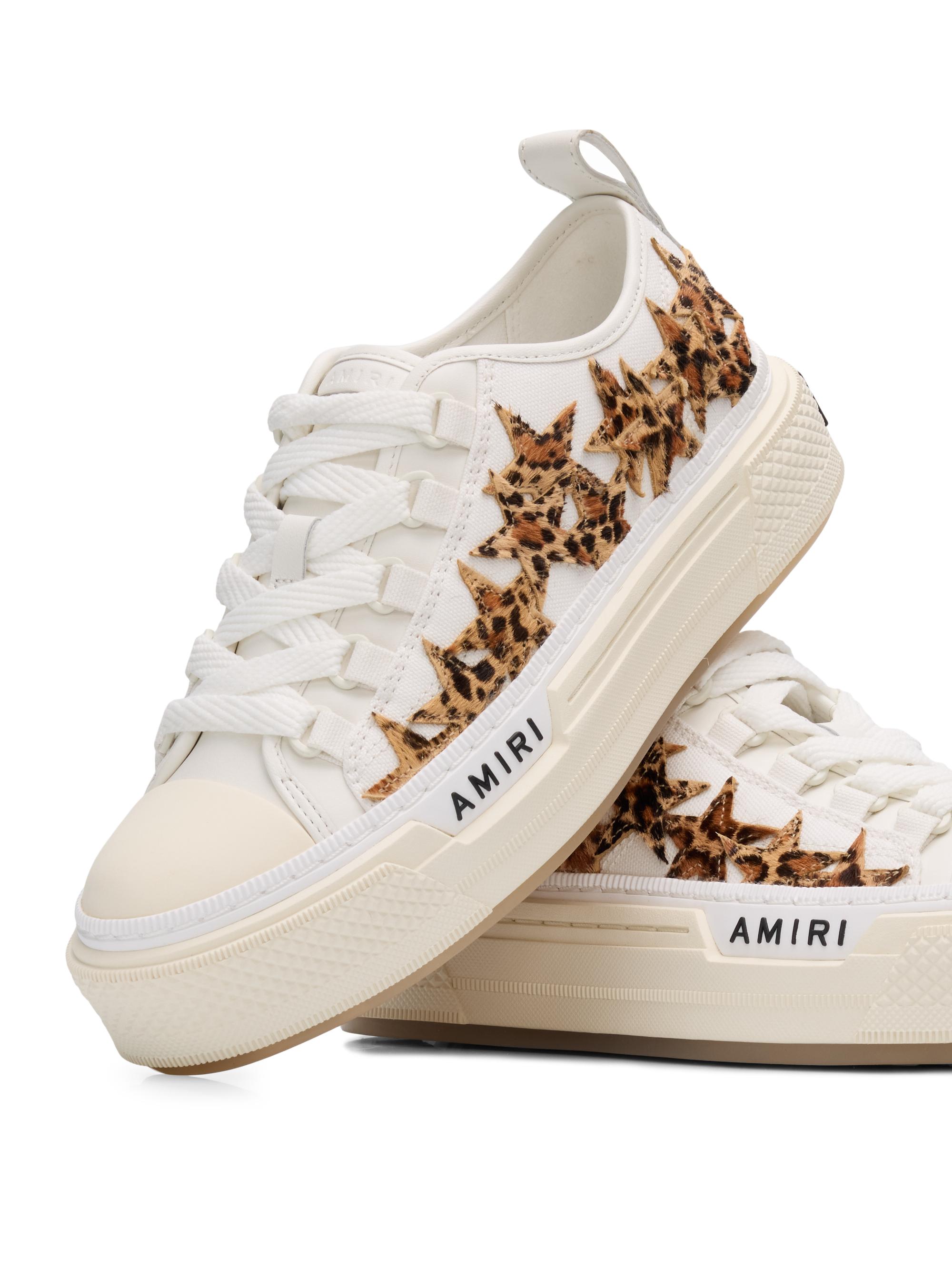 Amiri Stars Court Appliqué Low-Top Leather Sneakers | Saks Fifth