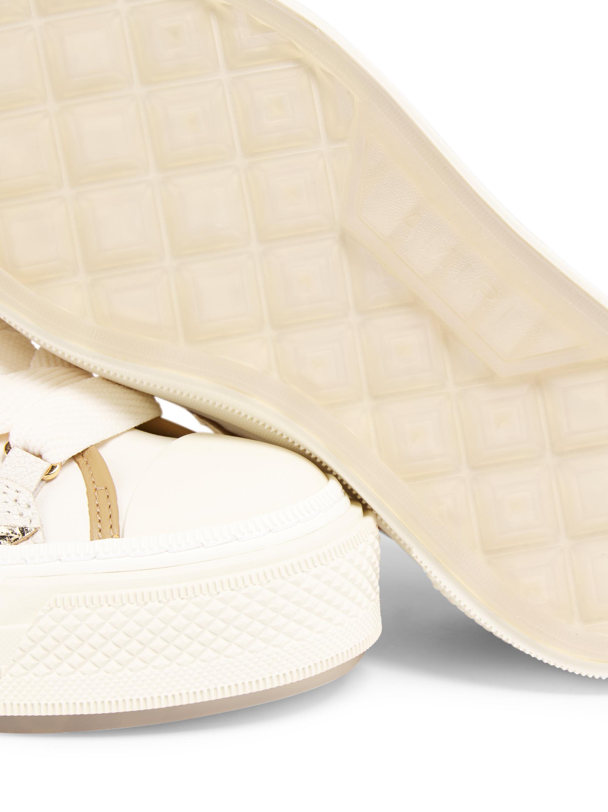 Amiri Metallic Stars Court Leather Platform Low-Top Sneakers