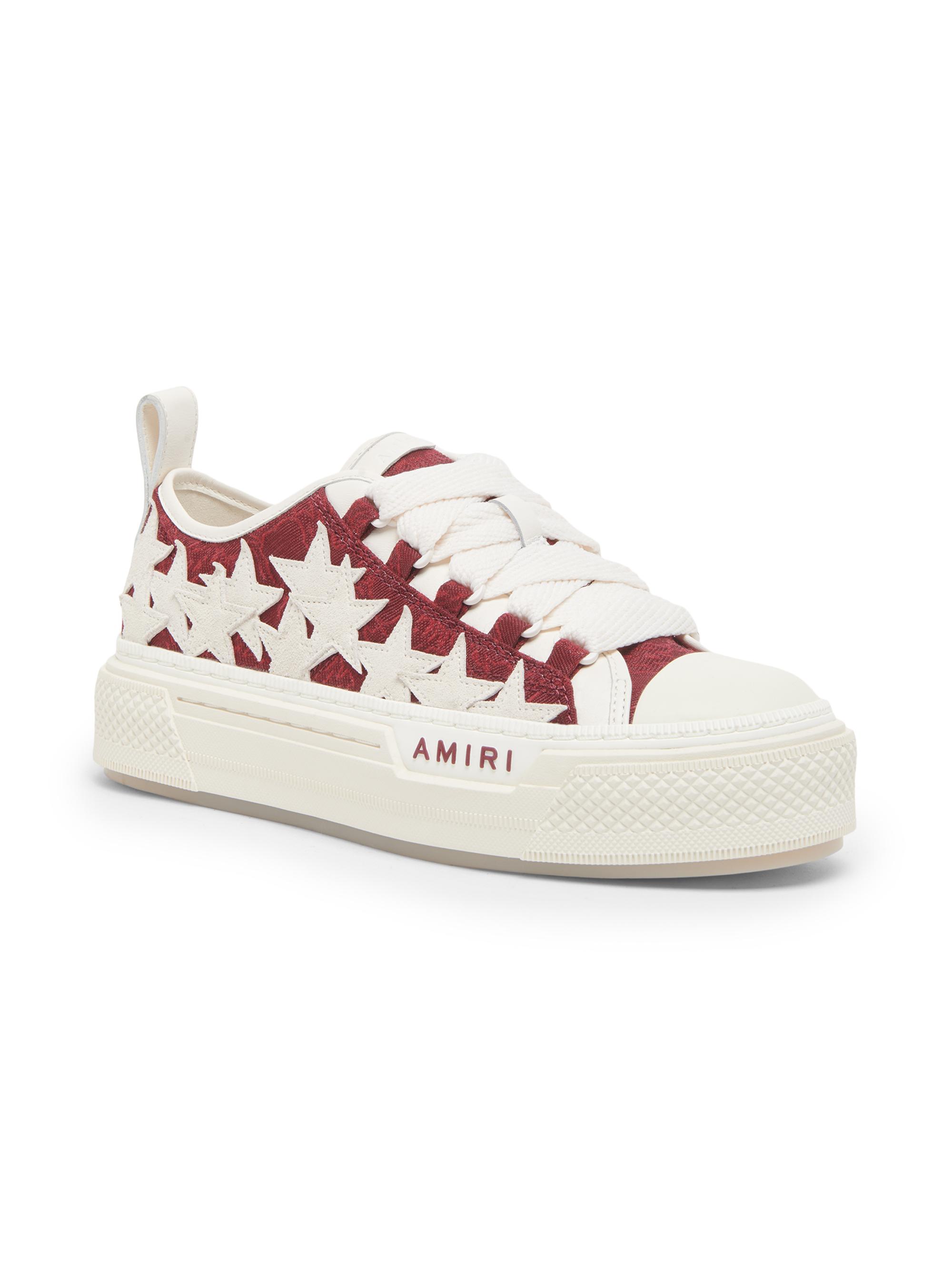 靴 AMIRI Stars Court Platform Low Sneakers Amiri MA Quad Stars Court Leather Low-Top Platform Sneakers | Saks