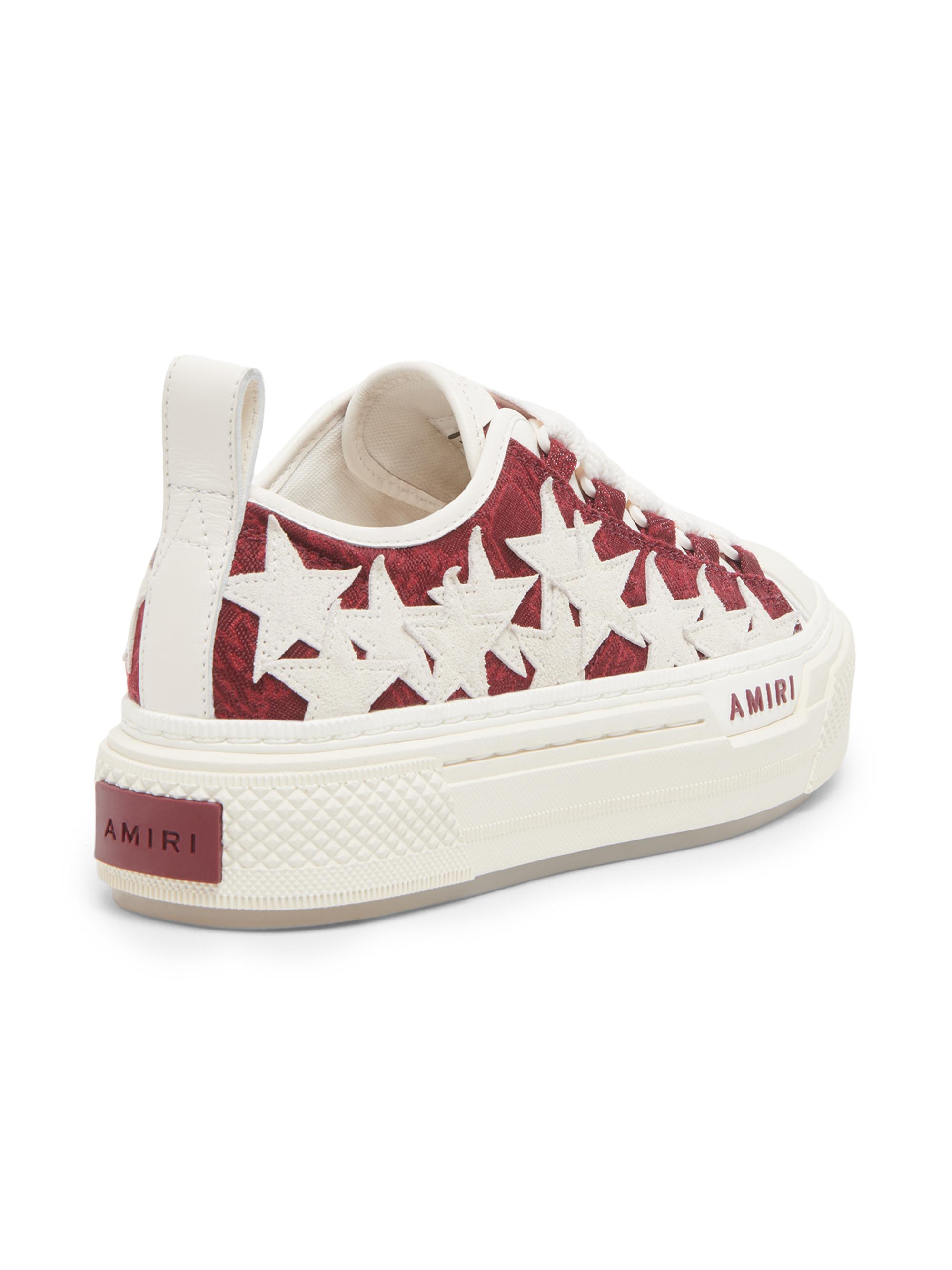 MA Quad Stars Court Leather Low-Top Platform Sneakers