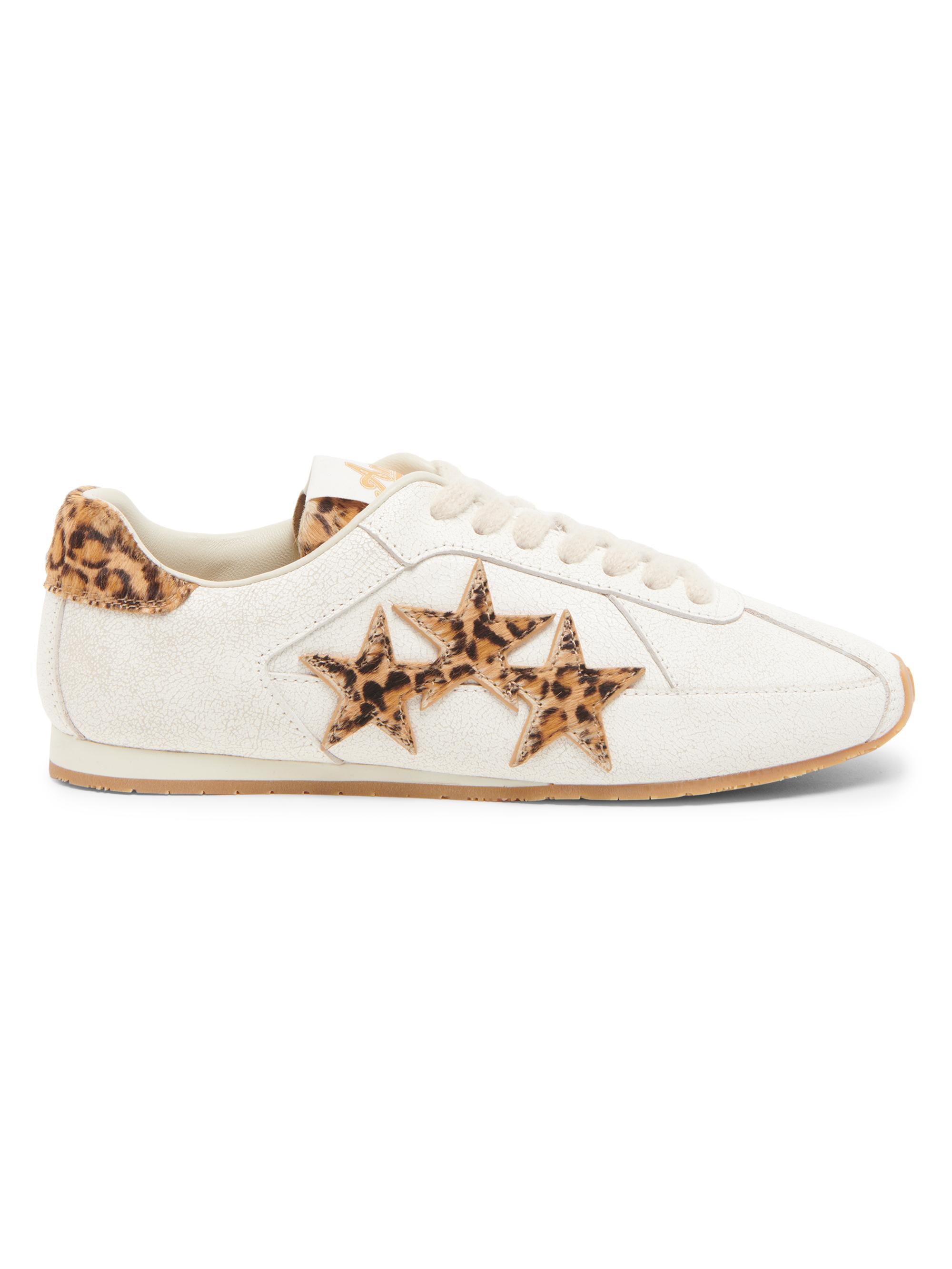 Amiri Women's Pacific Leather Low-Top Sneakers - Alabaster